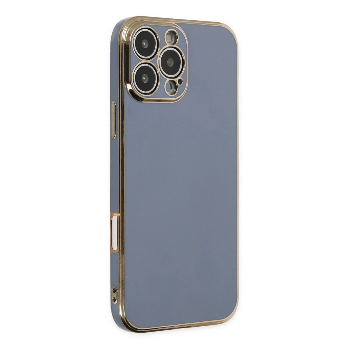 Apple İphone 16 Pro Kılıf Volet Silikon - Mavi