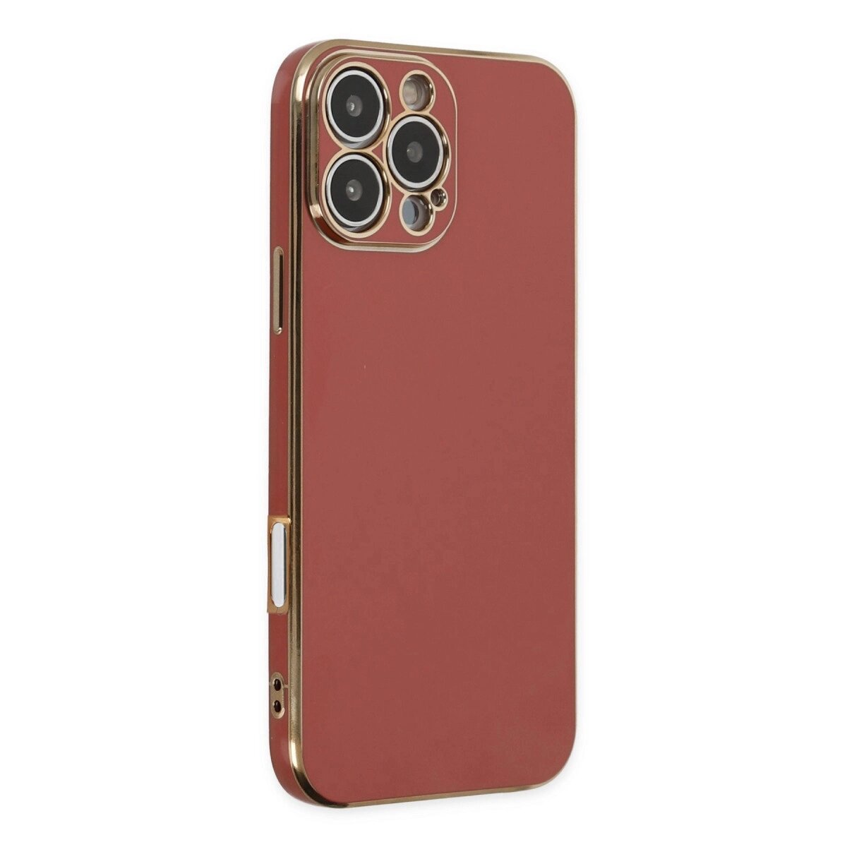 Apple İphone 16 Pro Max Kılıf Volet Silikon - Kırmızı Apple İphone 16 Pro Max Kılıf Volet Silikon - Kırmızı