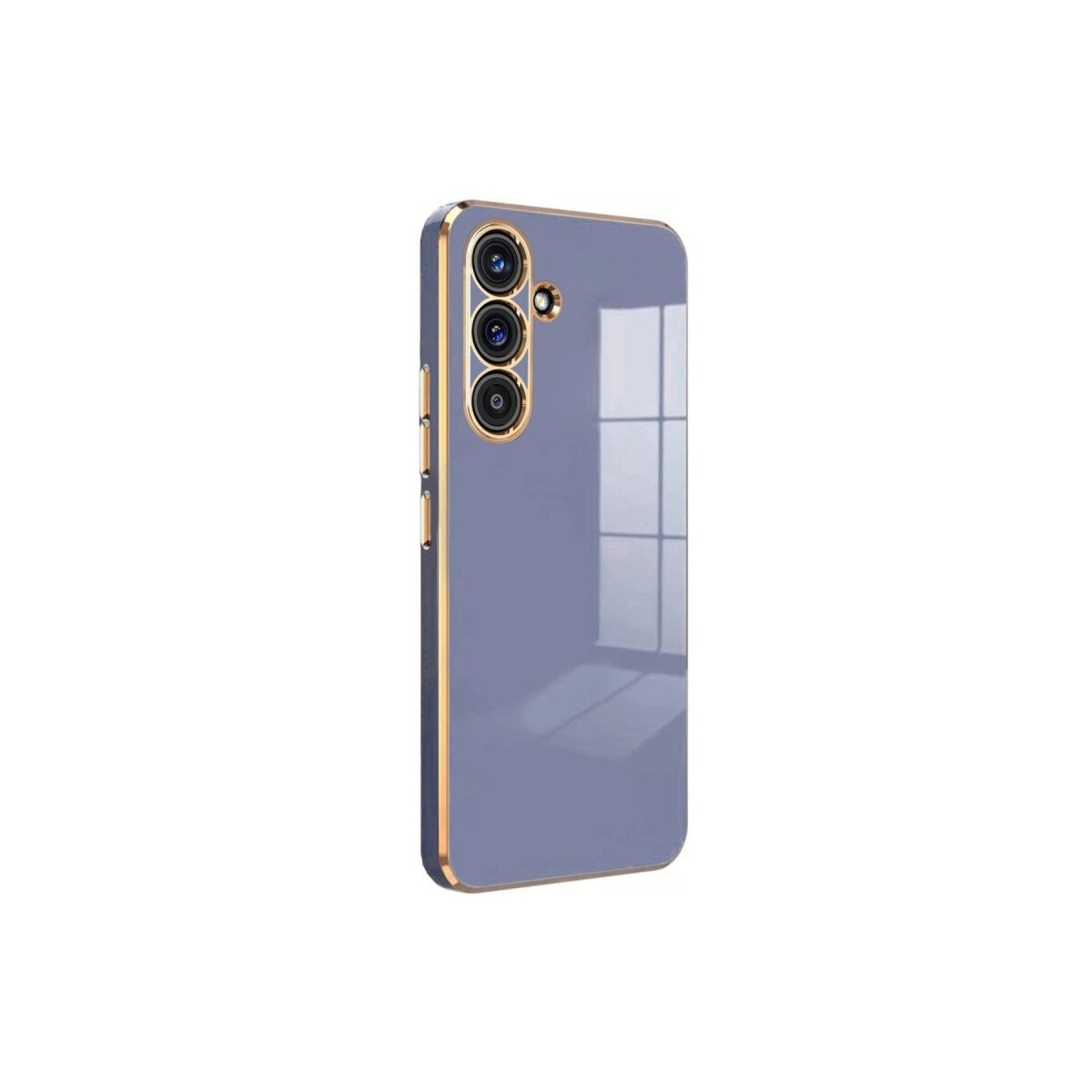 Samsung Galaxy S24 Fe Kılıf Volet Silikon - Mavi Samsung Galaxy S24 Fe Kılıf Volet Silikon - Mavi