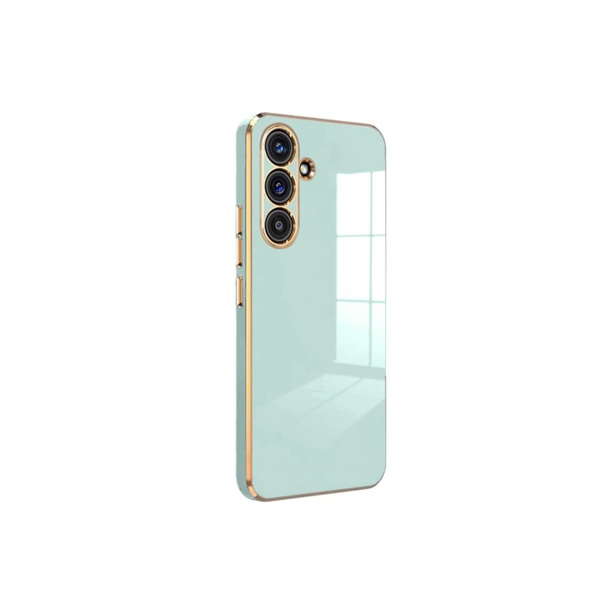 Samsung Galaxy S24 Fe Kılıf Volet Silikon - Açık Yeşil Samsung Galaxy S24 Fe Kılıf Volet Silikon - Açık Yeşil