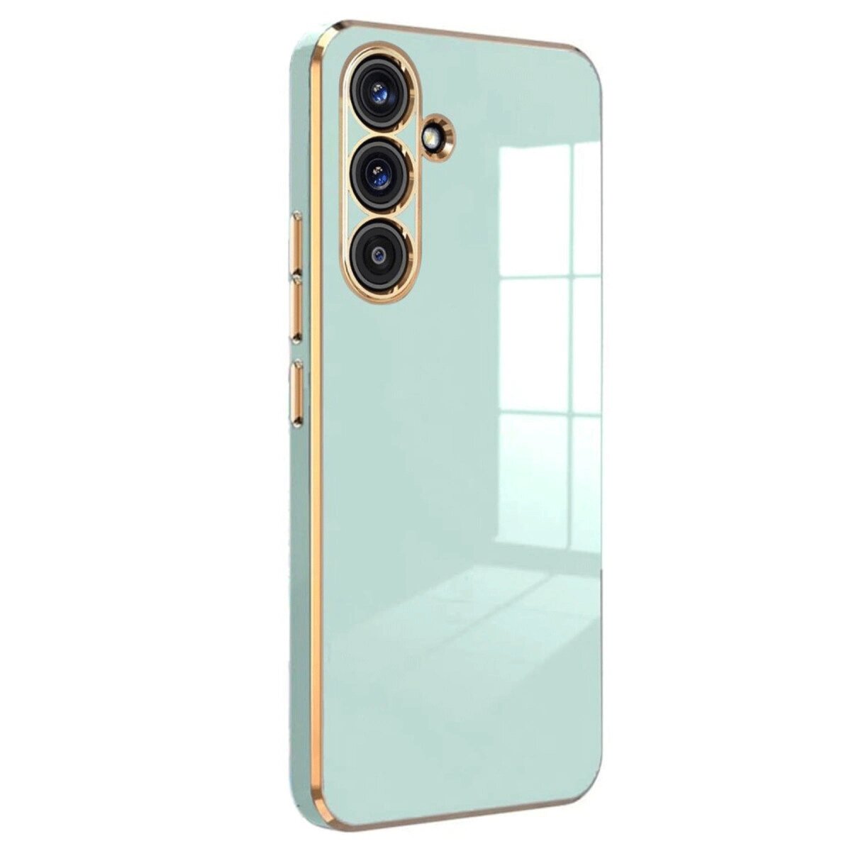 Samsung Galaxy S25 Kılıf Volet Silikon - Açık Yeşil Samsung Galaxy S25 Kılıf Volet Silikon - Açık Yeşil