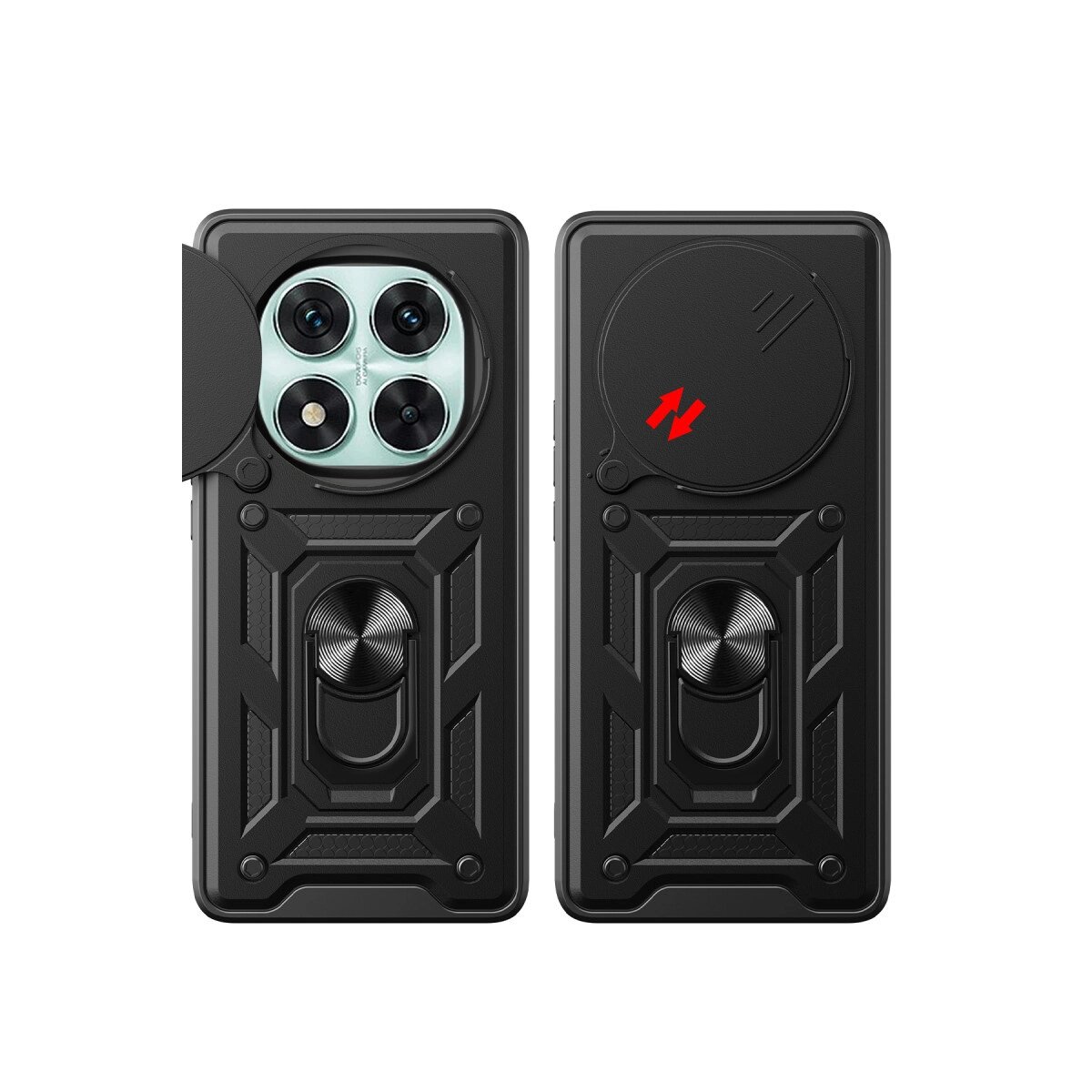Xiaomi Redmi Note 14 Pro 4g Kılıf Pars Lens Yüzüklü Silikon - Kırmızı Xiaomi Redmi Note 14 Pro 4g Kılıf Pars Lens Yüzüklü Silikon - Kırmızı