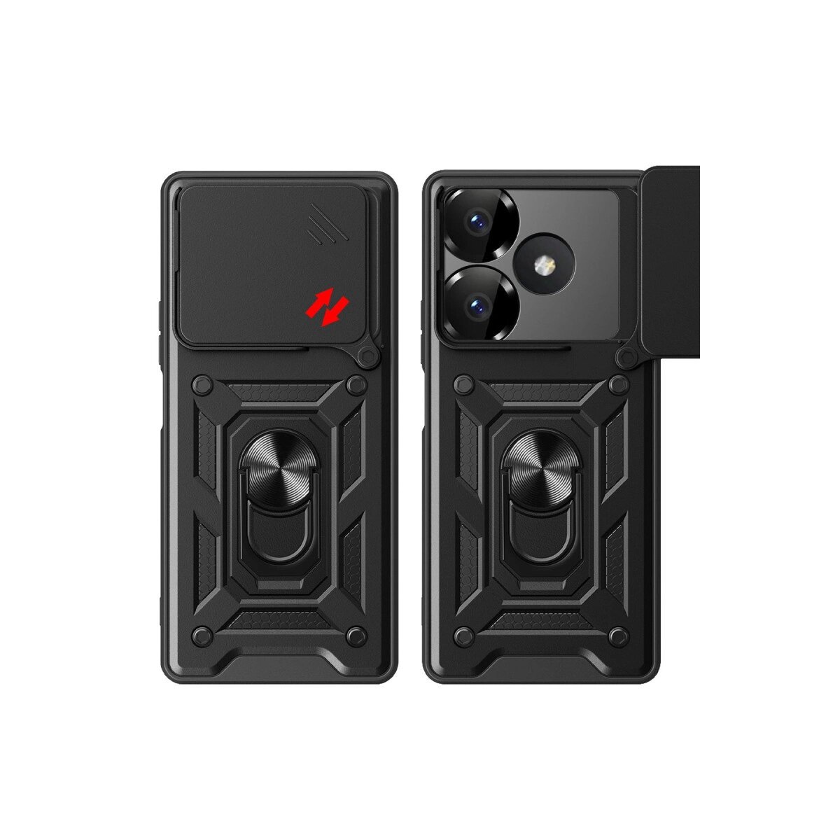 Xiaomi Redmi 13 4g Kılıf Pars Lens Yüzüklü Silikon - Yeşil Xiaomi Redmi 13 4g Kılıf Pars Lens Yüzüklü Silikon - Yeşil
