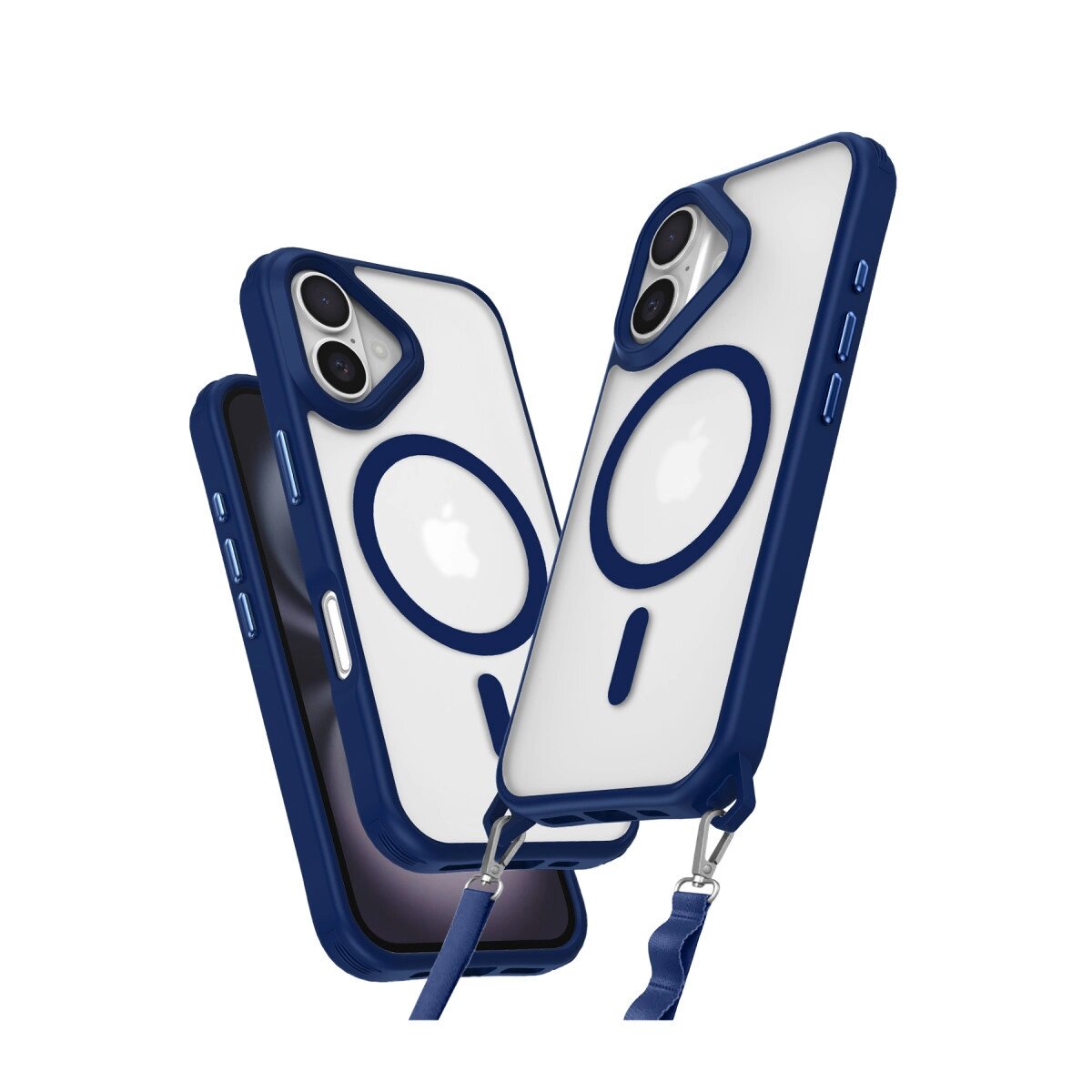 Apple İphone 16 Plus Kılıf Enka Magsafe Silikon Kılıf - Lacivert Apple İphone 16 Plus Kılıf Enka Magsafe Silikon Kılıf - Lacivert