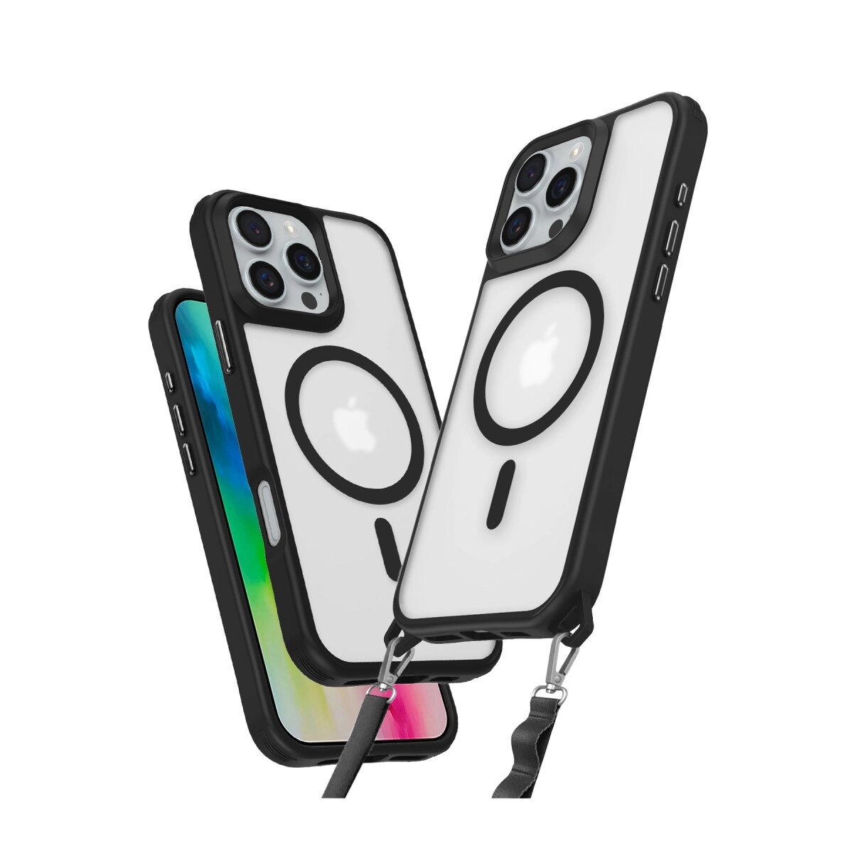 Apple İphone 16 Pro Max Kılıf Enka Magsafe Silikon Kılıf - Siyah Apple İphone 16 Pro Max Kılıf Enka Magsafe Silikon Kılıf - Siyah