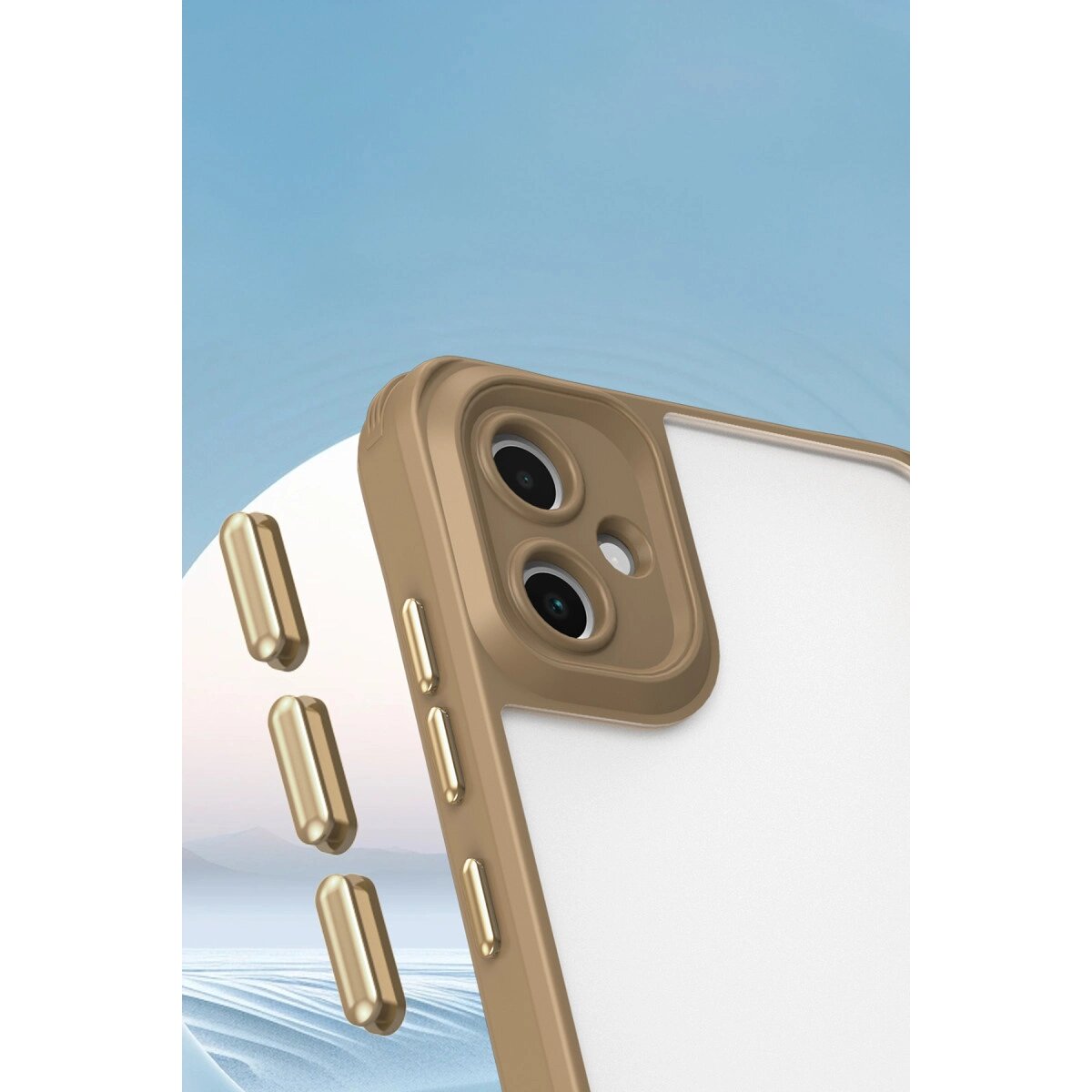 Samsung Galaxy A06 Kılıf Penta Silikon Kılıf - Titan Gri Samsung Galaxy A06 Kılıf Penta Silikon Kılıf - Titan Gri