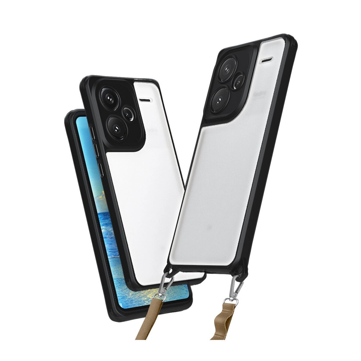 Xiaomi Redmi Note 13 Pro Plus Kılıf Penta Silikon Kılıf - Siyah Xiaomi Redmi Note 13 Pro Plus Kılıf Penta Silikon Kılıf - Siyah