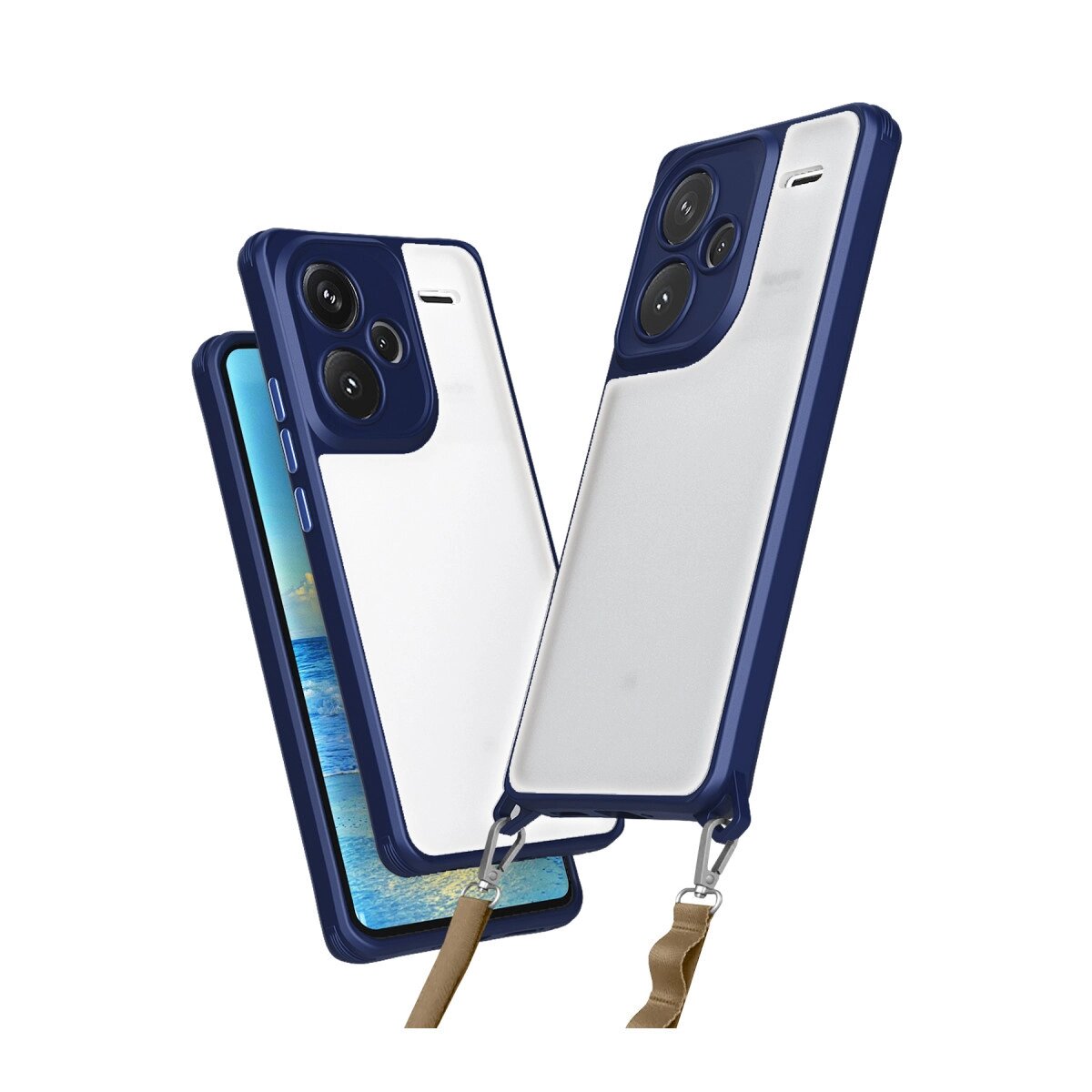 Xiaomi Redmi Note 13 Pro Plus Kılıf Penta Silikon Kılıf - Lacivert Xiaomi Redmi Note 13 Pro Plus Kılıf Penta Silikon Kılıf - Lacivert