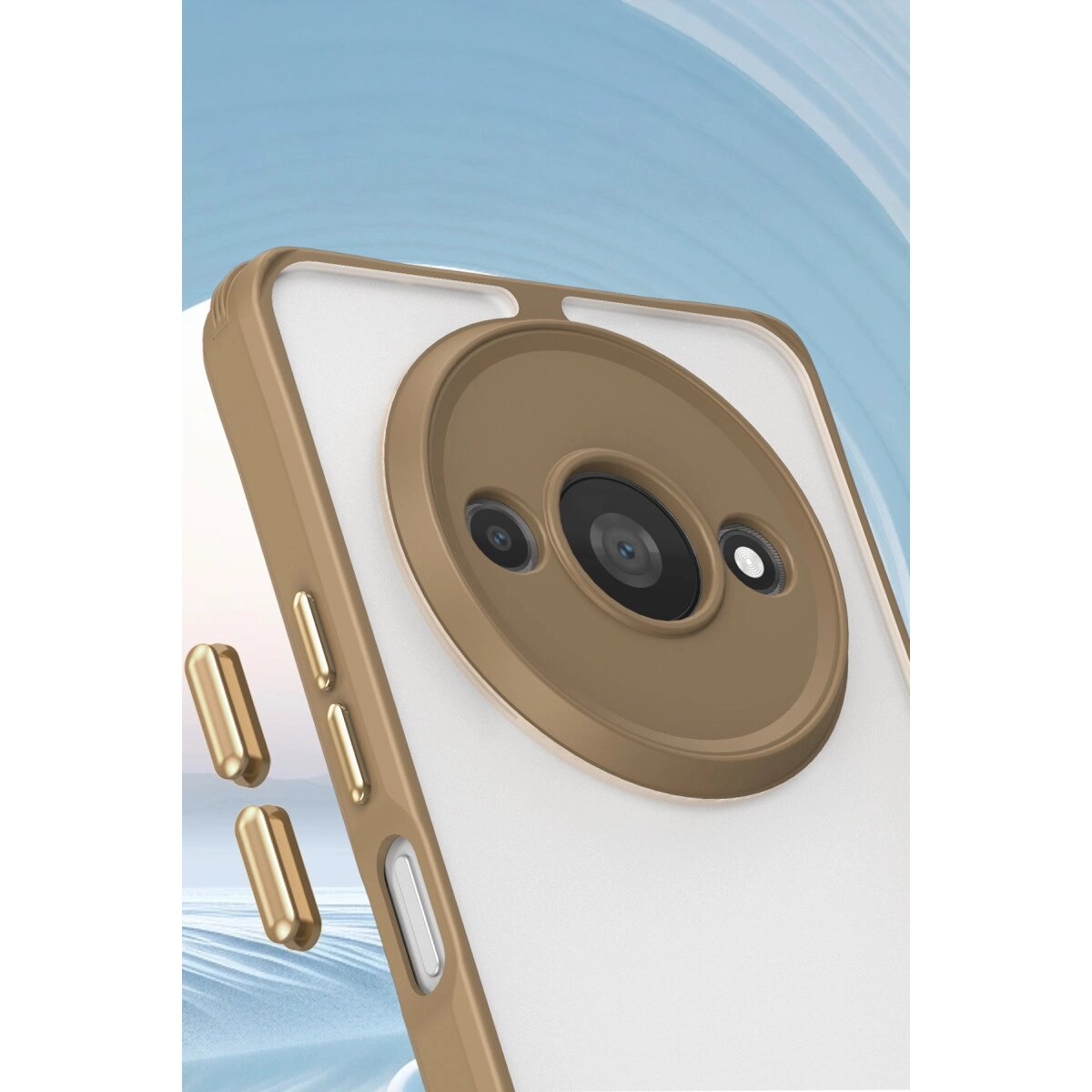 Xiaomi Redmi A3 4g Kılıf Penta Silikon Kılıf - Çöl Titanyum Xiaomi Redmi A3 4g Kılıf Penta Silikon Kılıf - Çöl Titanyum
