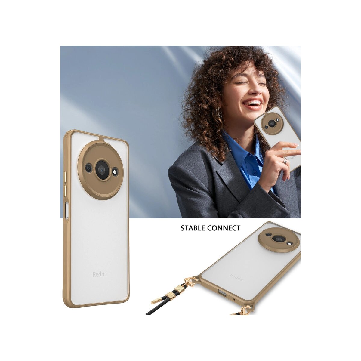 Xiaomi Redmi A3 4g Kılıf Penta Silikon Kılıf - Şeffaf Xiaomi Redmi A3 4g Kılıf Penta Silikon Kılıf - Şeffaf