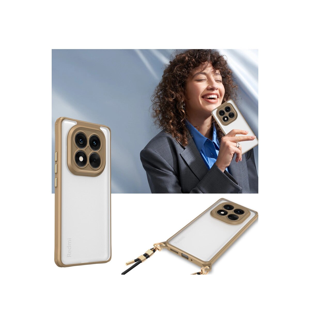 Xiaomi Redmi Note 14 Pro 5g Kılıf Penta Silikon Kılıf - Siyah