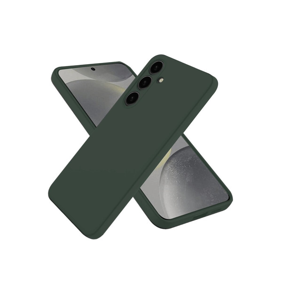 Samsung Galaxy A56 Kılıf First Silikon - Koyu Yeşil Samsung Galaxy A56 Kılıf First Silikon - Koyu Yeşil