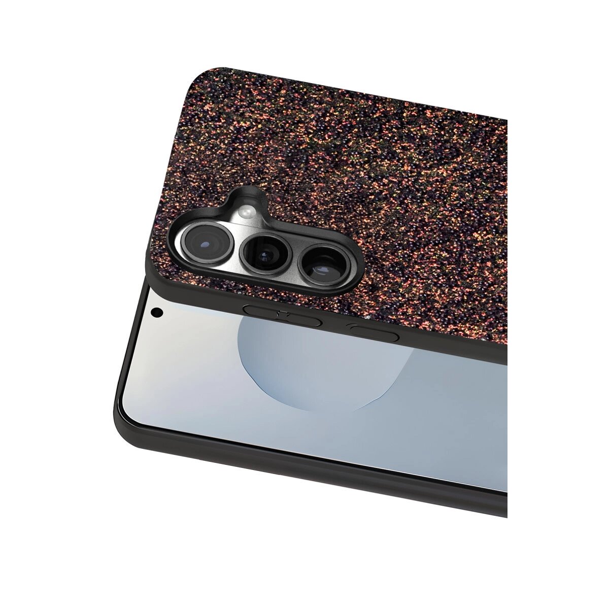 Onegif Samsung Galaxy S25 Bright Simli Kapak - Derin Mor Onegif Samsung Galaxy S25 Bright Simli Kapak - Derin Mor