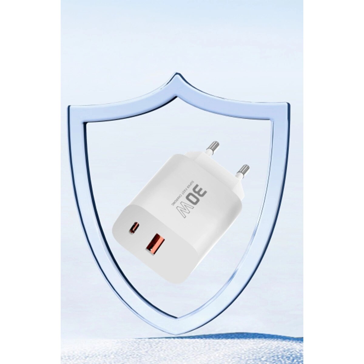 C89Q 1 Adet 30w Type-c Ve 1 Adet 22.5w Usb Çıkışlı Ekstra Dl49 1m Usb To Type-c Kablolu Pd Şarj Cihazı - Beyaz C89Q 1 Adet 30w Type-c Ve 1 Adet 22.5w Usb Çıkışlı Ekstra Dl49 1m Usb To Type-c Kablolu Pd Şarj Cihazı - Beyaz