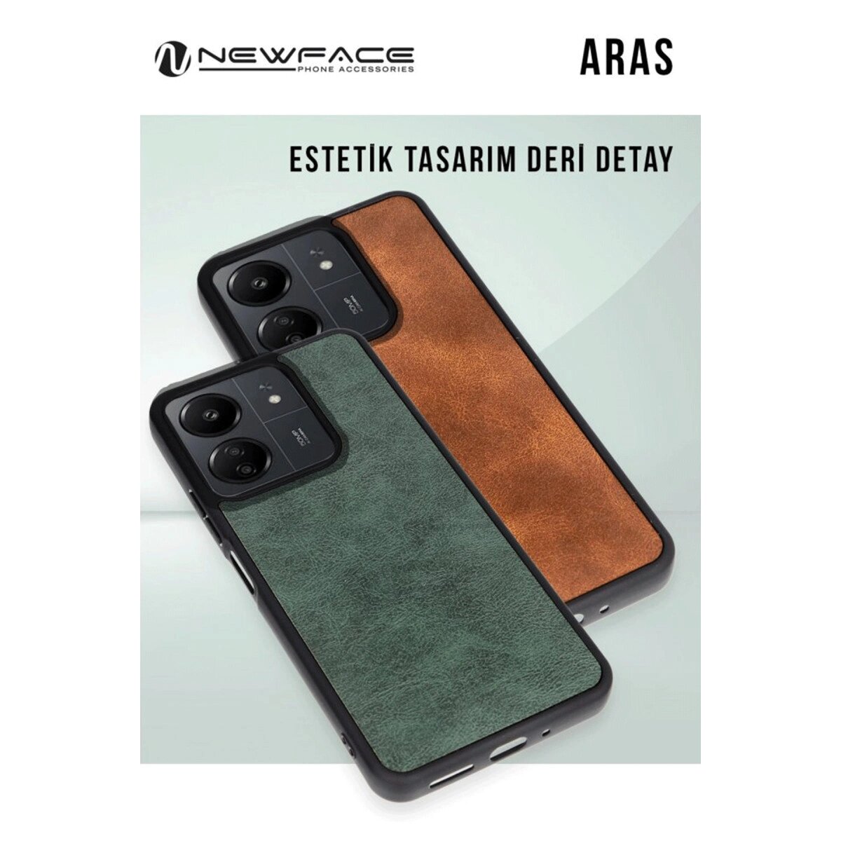 Samsung Galaxy A36 Kılıf Aras Deri Kapak - Taba Samsung Galaxy A36 Kılıf Aras Deri Kapak - Taba