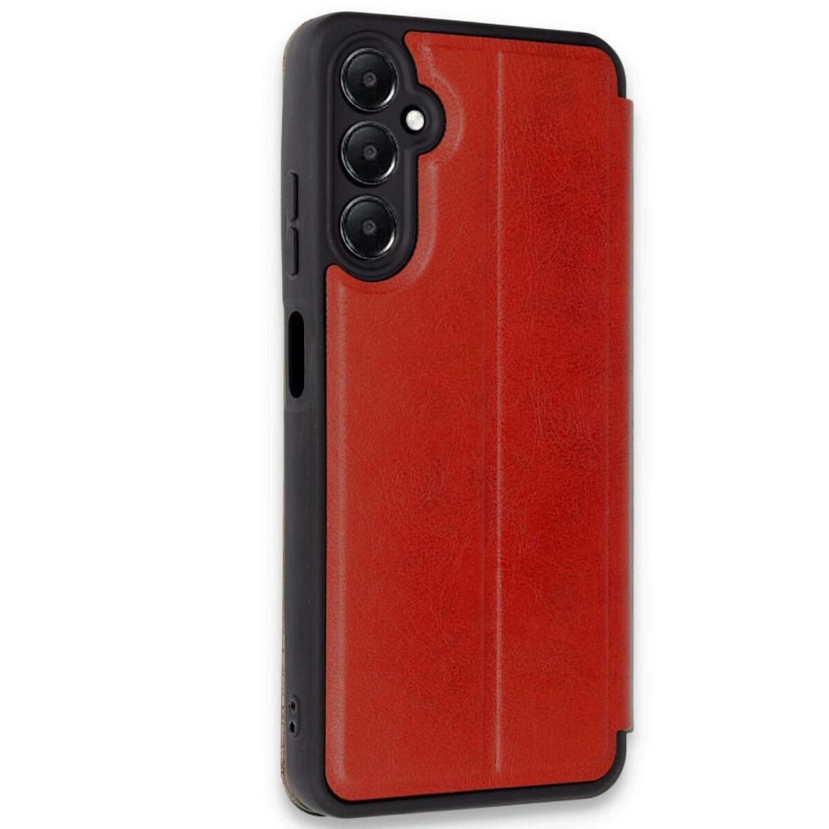 Samsung Galaxy A26 Kılıf Flip Cover - Kırmızı Samsung Galaxy A26 Kılıf Flip Cover - Kırmızı