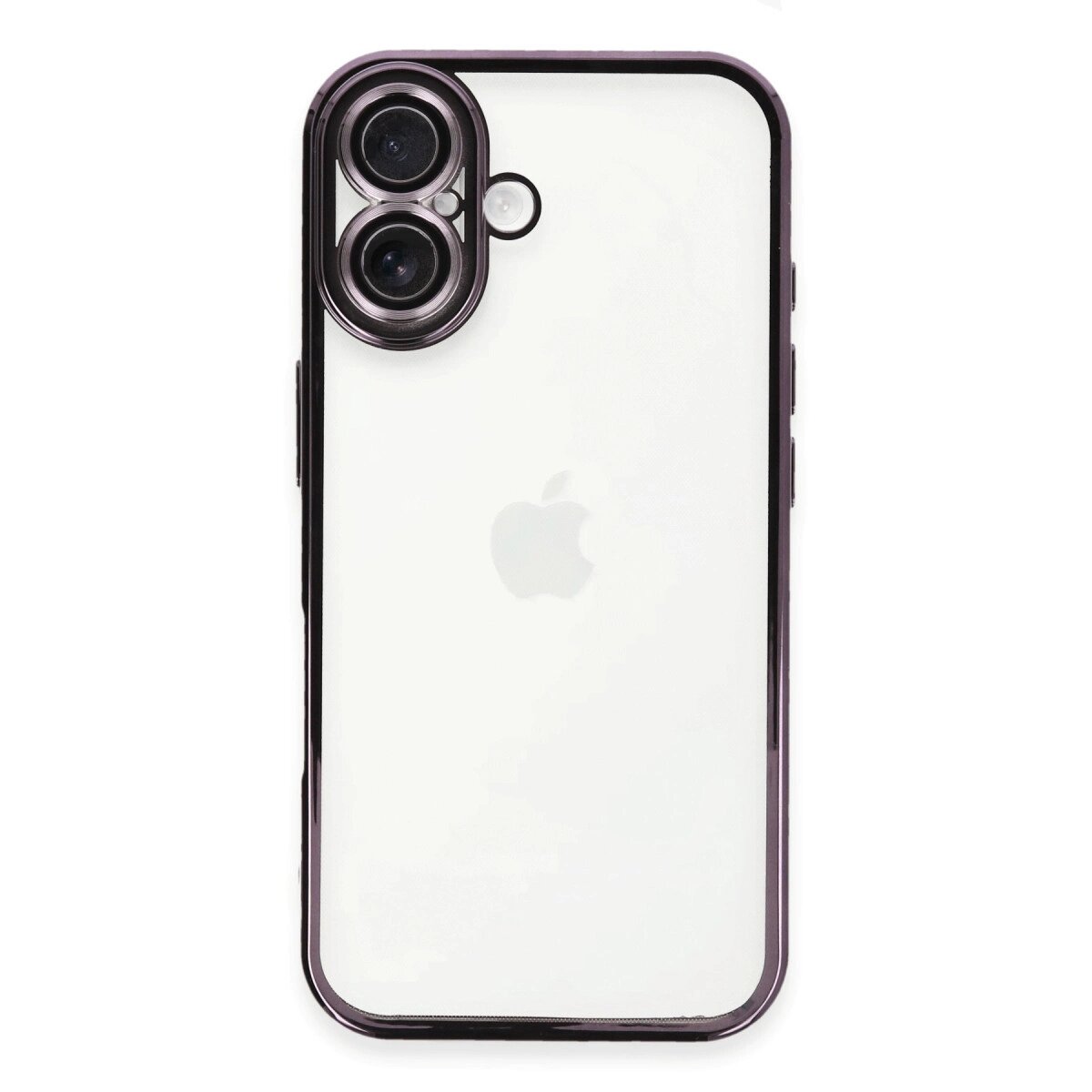 Apple İphone 16 Plus Kılıf Razer Lensli Silikon - Mor