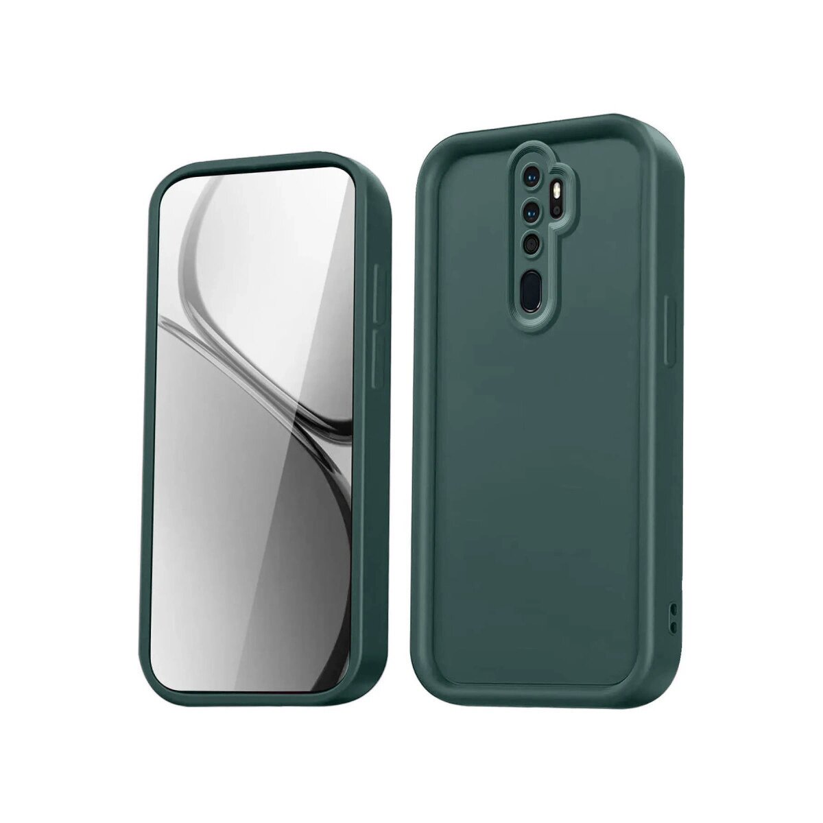 Xiaomi Redmi Note 8 Pro Kılıf Viera Silikon - Koyu Yeşil