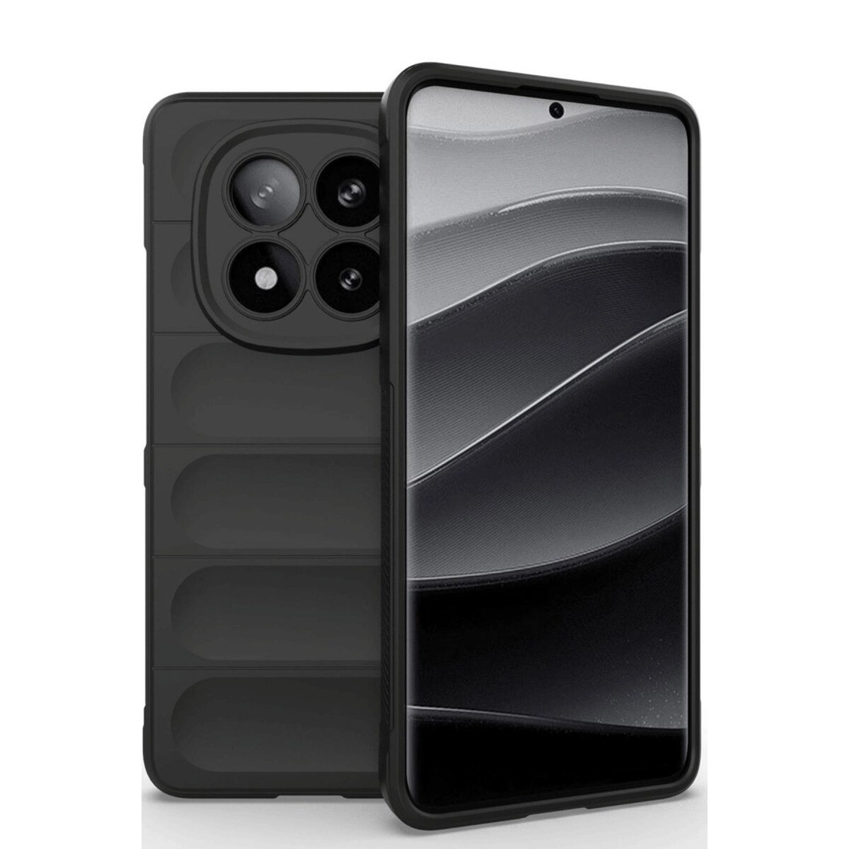 Xiaomi Redmi Note 14 Pro 5g Kılıf Optimum Silikon - Siyah Xiaomi Redmi Note 14 Pro 5g Kılıf Optimum Silikon - Siyah