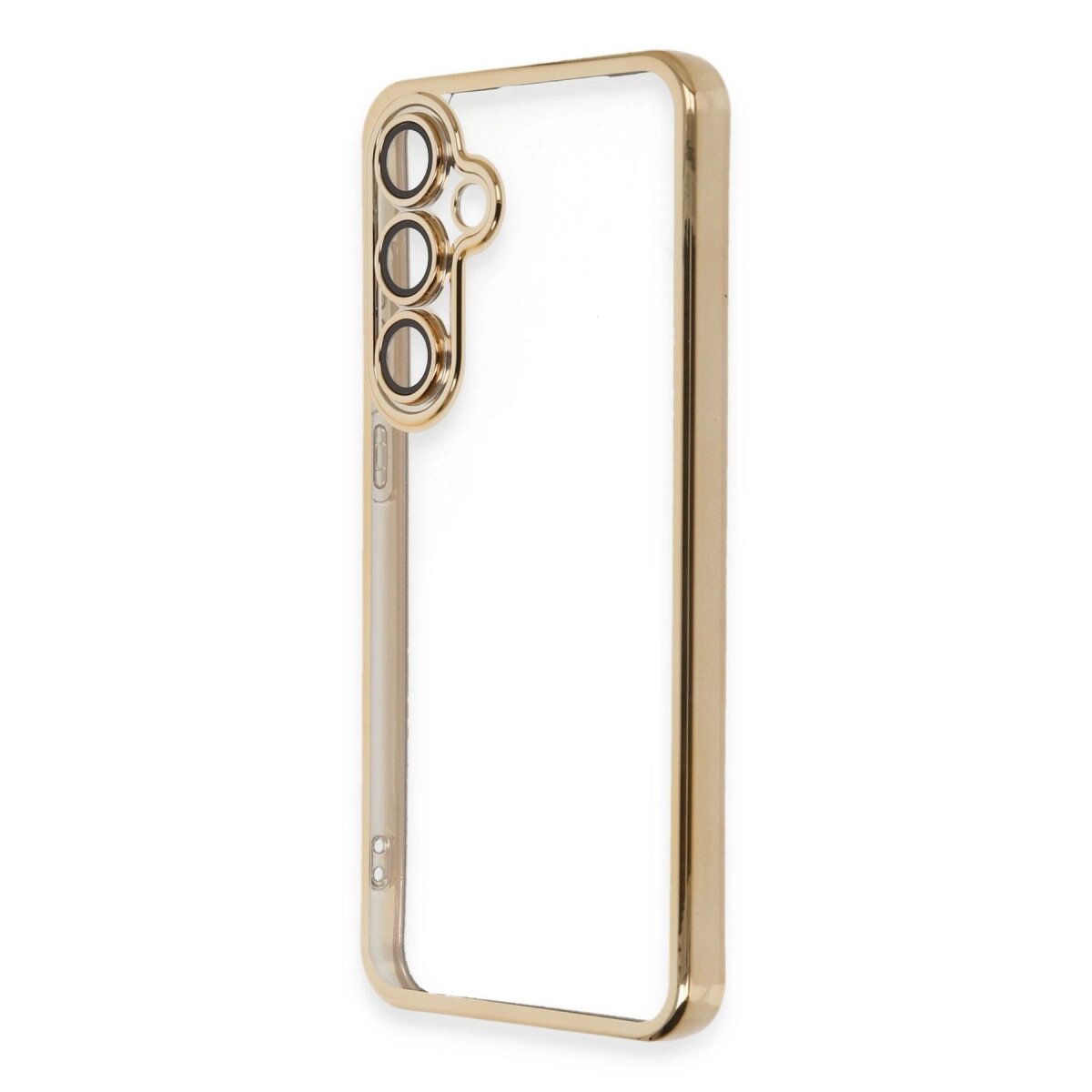 Samsung Galaxy S24 Fe Kılıf Razer Lensli Silikon - Gold Samsung Galaxy S24 Fe Kılıf Razer Lensli Silikon - Gold