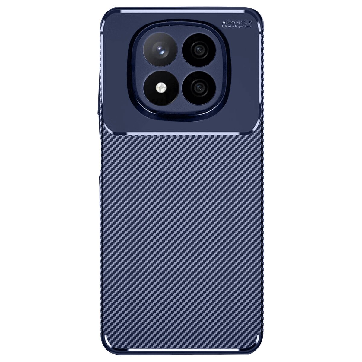 Xiaomi Redmi Note 14 Pro Plus Kılıf Auto Focus Karbon Kapak - Lacivert