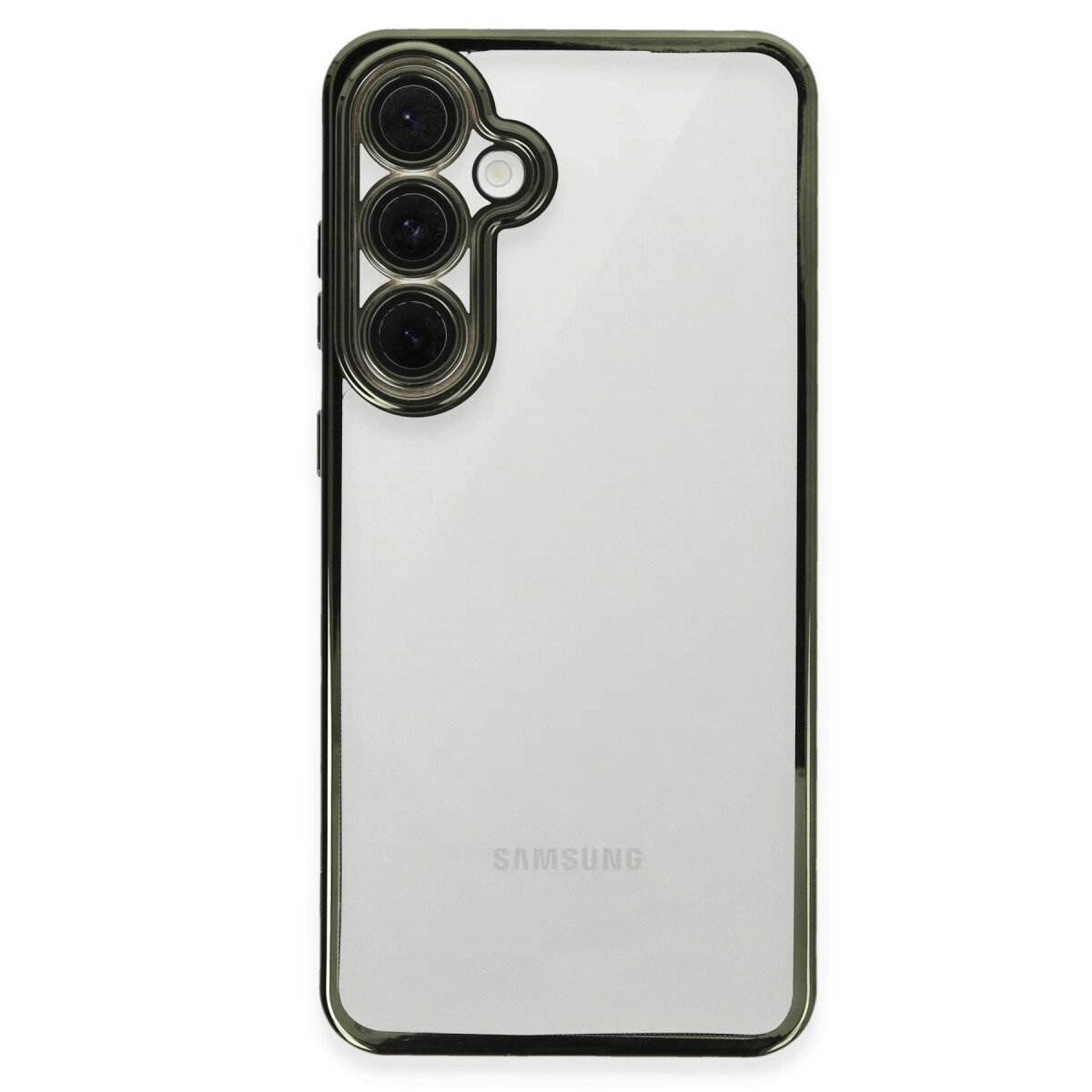 Samsung Galaxy S24 Fe Kılıf Razer Lensli Silikon - Yeşil Samsung Galaxy S24 Fe Kılıf Razer Lensli Silikon - Yeşil
