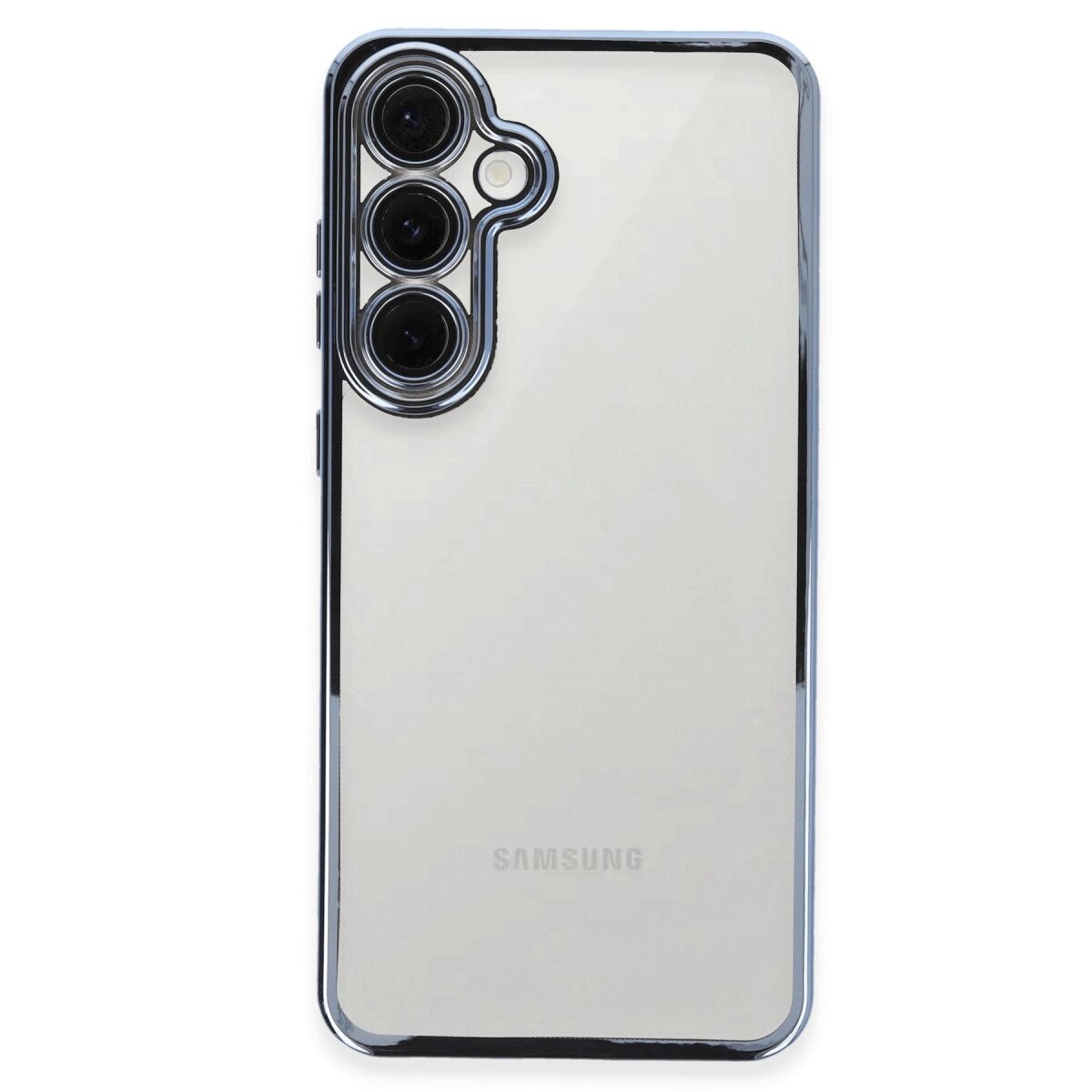Samsung Galaxy S24 Fe Kılıf Razer Lensli Silikon - Lacivert Samsung Galaxy S24 Fe Kılıf Razer Lensli Silikon - Lacivert