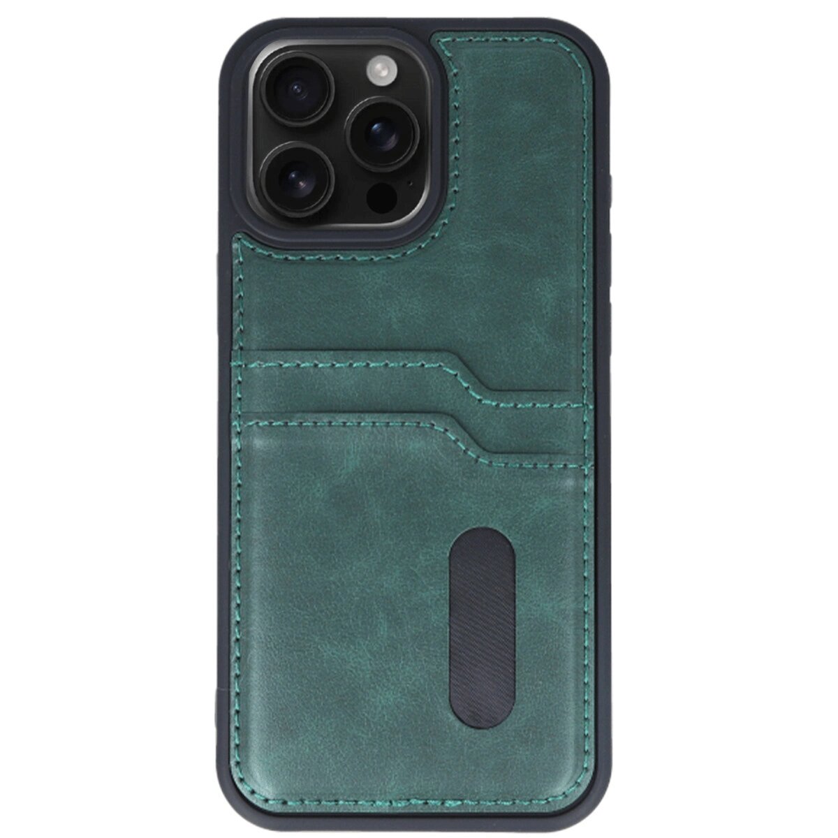 Apple İphone 14 Pro Max Kılıf Sara Kartvizitli Deri Kılıf - Koyu Yeşil Apple İphone 14 Pro Max Kılıf Sara Kartvizitli Deri Kılıf - Koyu Yeşil