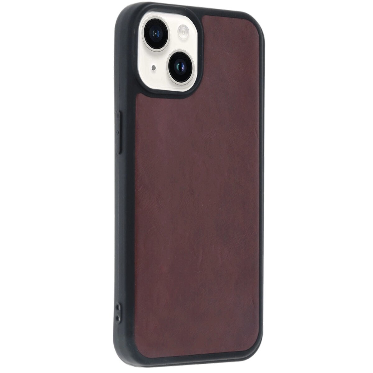 Apple İphone 14 Kılıf Aras Deri Kapak - Bordo