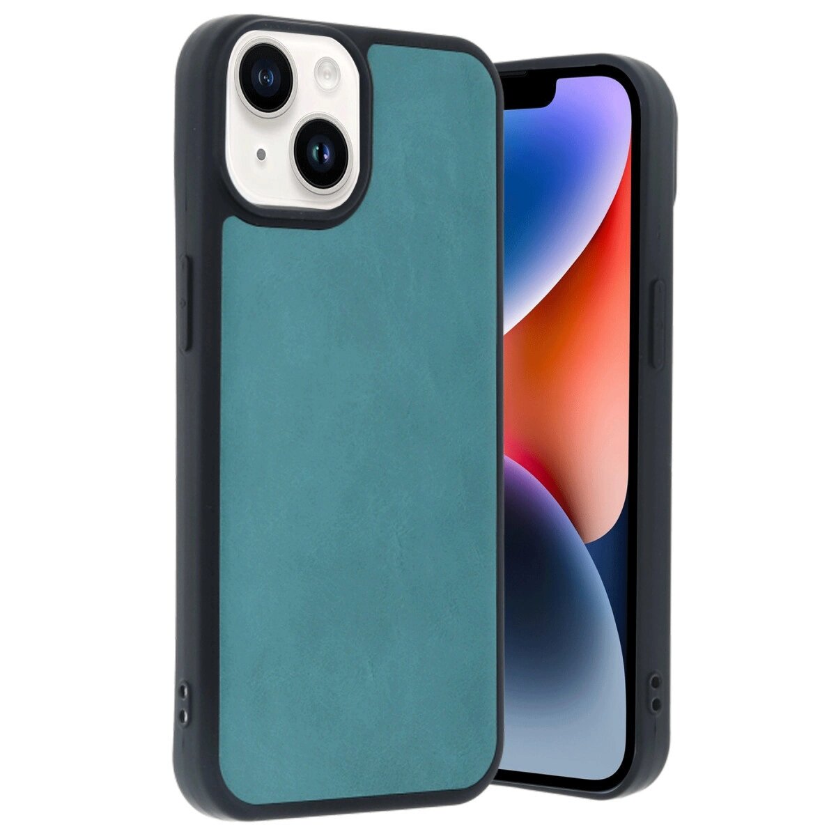 Apple İphone 14 Kılıf Aras Deri Kapak - Açık Yeşil Apple İphone 14 Kılıf Aras Deri Kapak - Açık Yeşil