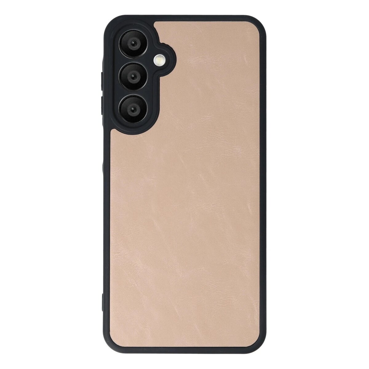 Samsung Galaxy A55 5g Kılıf Aras Deri Kapak - Pudra Samsung Galaxy A55 5g Kılıf Aras Deri Kapak - Pudra