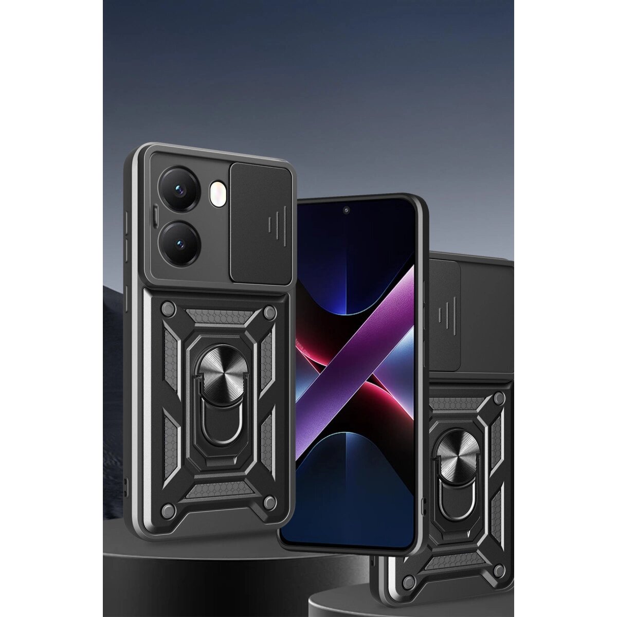 Xiaomi Poco X7 Pro Kılıf Pars Lens Yüzüklü Silikon - Kırmızı Xiaomi Poco X7 Pro Kılıf Pars Lens Yüzüklü Silikon - Kırmızı