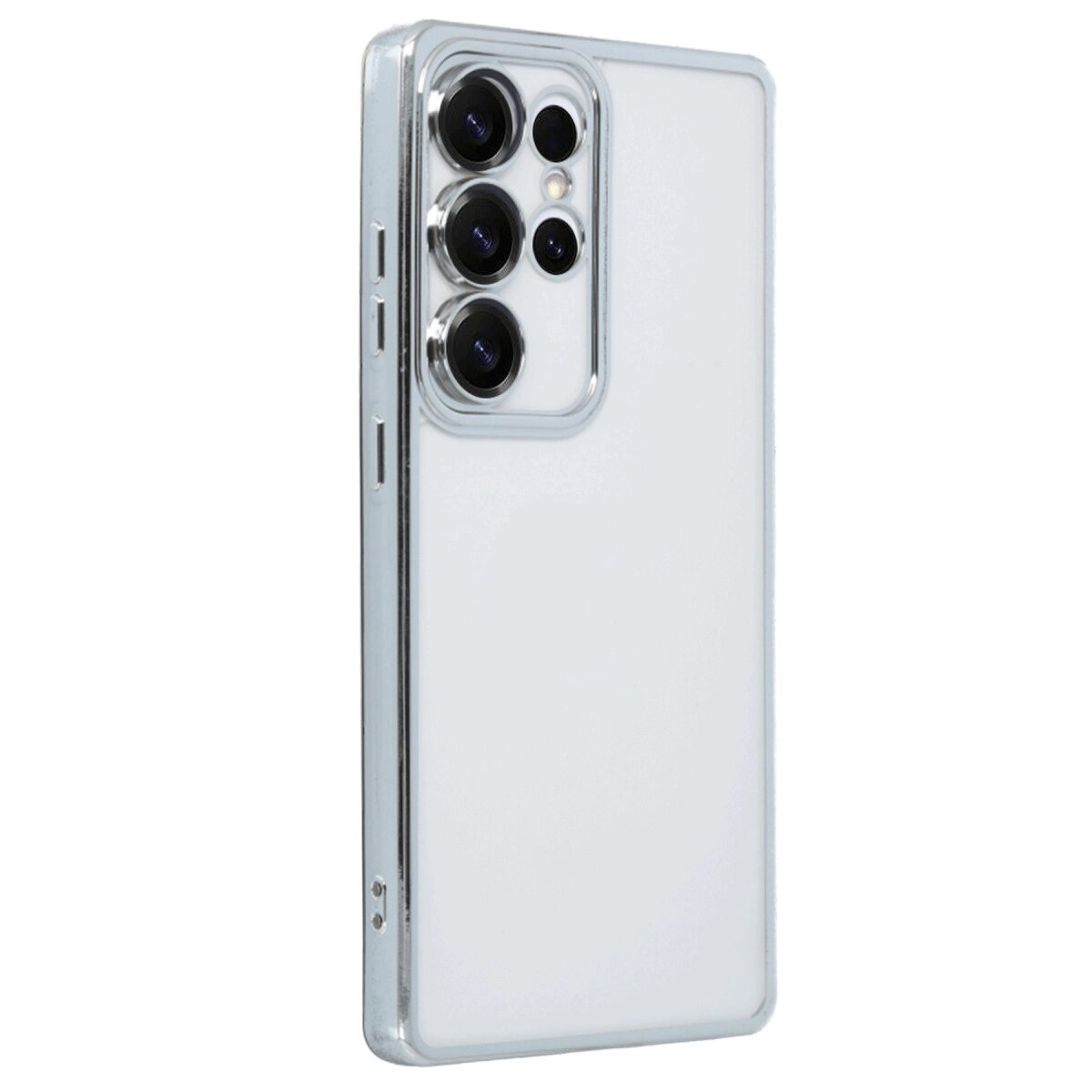 Samsung Galaxy S25 Ultra Kılıf Razer Lensli Silikon - Gümüş Samsung Galaxy S25 Ultra Kılıf Razer Lensli Silikon - Gümüş