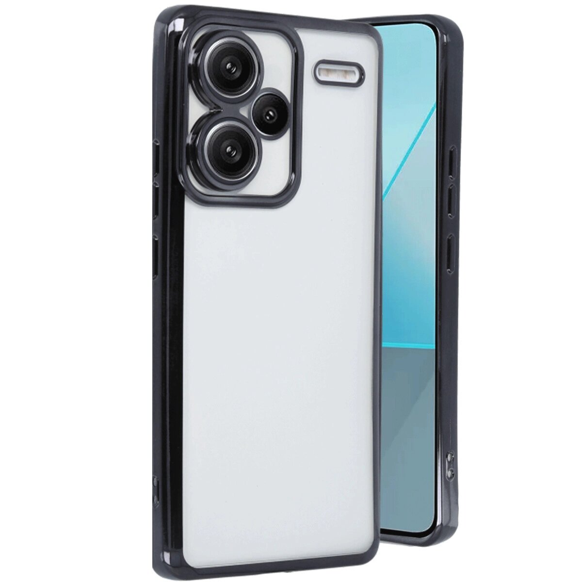Xiaomi Redmi Note 13 Pro Plus Kılıf Razer Lensli Silikon - Siyah Xiaomi Redmi Note 13 Pro Plus Kılıf Razer Lensli Silikon - Siyah
