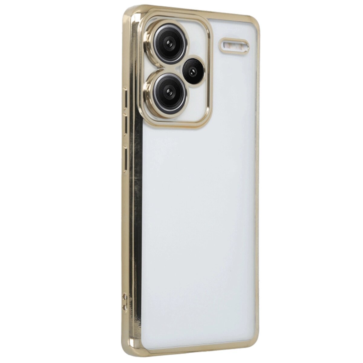 Xiaomi Redmi Note 13 Pro Plus Kılıf Razer Lensli Silikon - Gold Xiaomi Redmi Note 13 Pro Plus Kılıf Razer Lensli Silikon - Gold