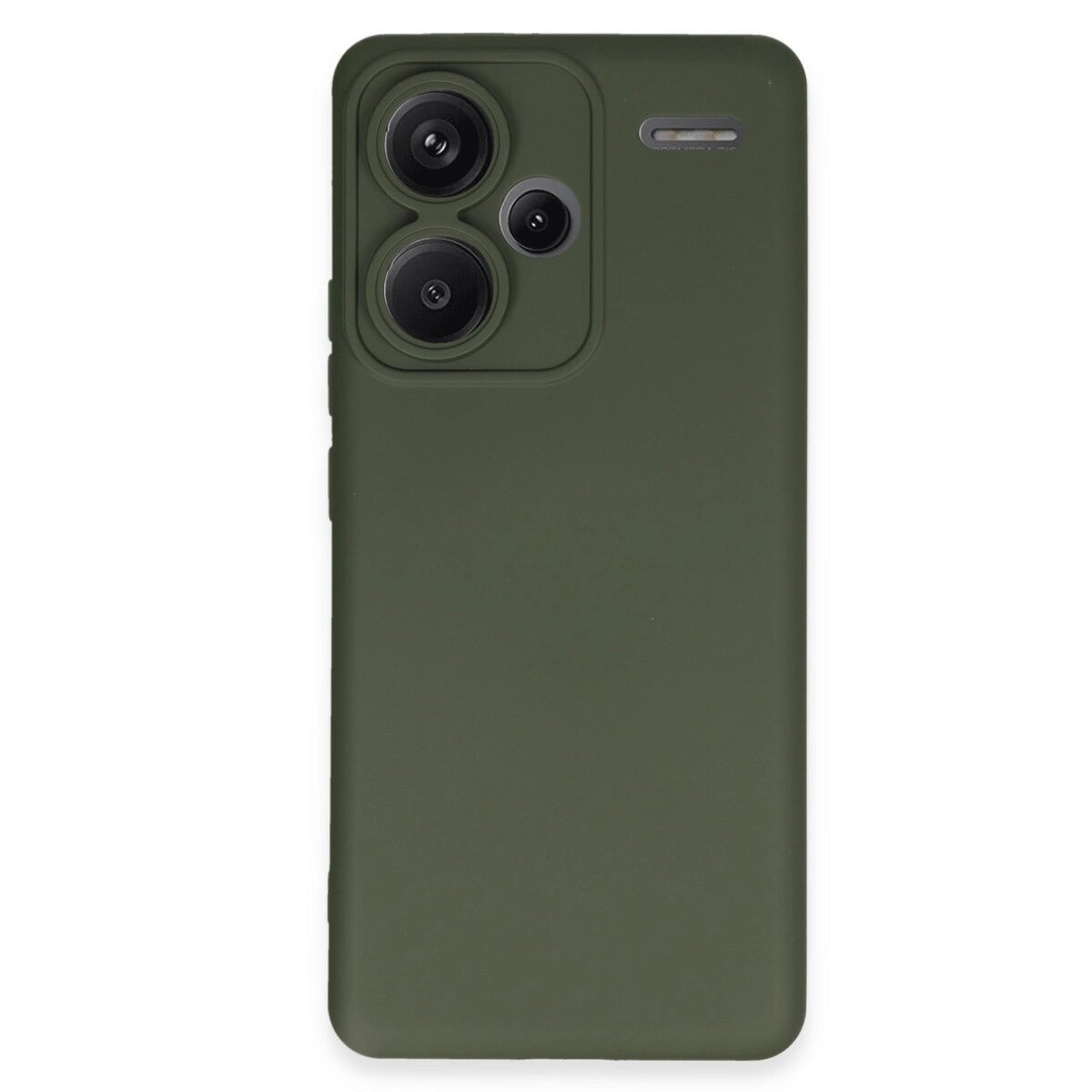 Xiaomi Redmi Note 13 Pro Plus Kılıf Nano İçi Kadife Silikon - Koyu Yeşil Xiaomi Redmi Note 13 Pro Plus Kılıf Nano İçi Kadife Silikon - Koyu Yeşil