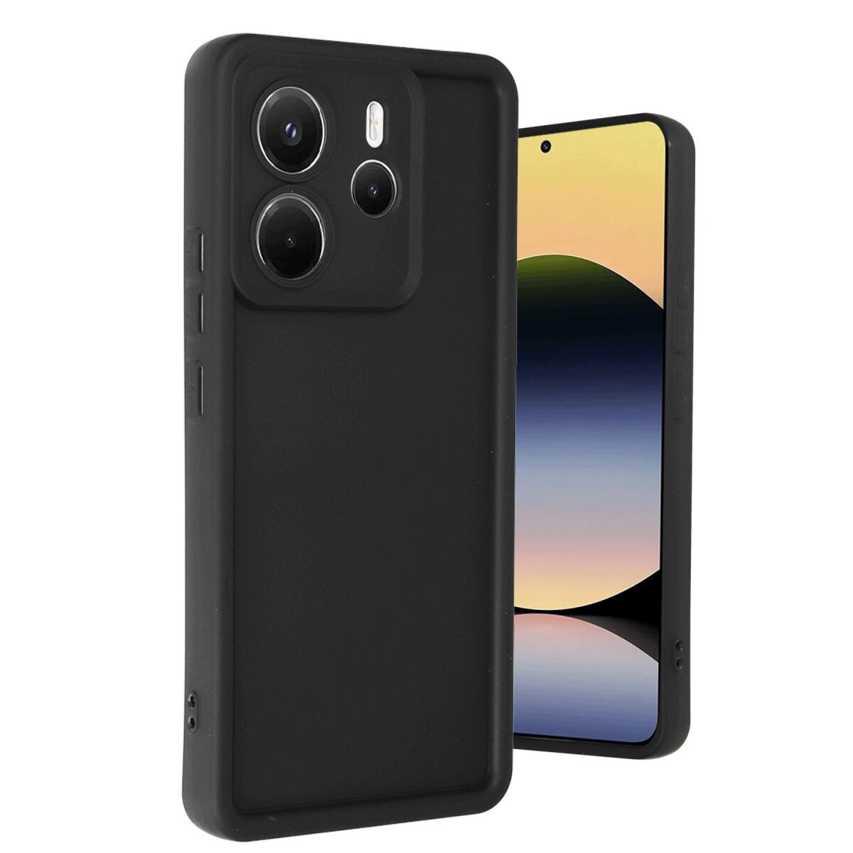 Xiaomi Redmi Note 14 4g Kılıf Viera Silikon - Siyah Xiaomi Redmi Note 14 4g Kılıf Viera Silikon - Siyah