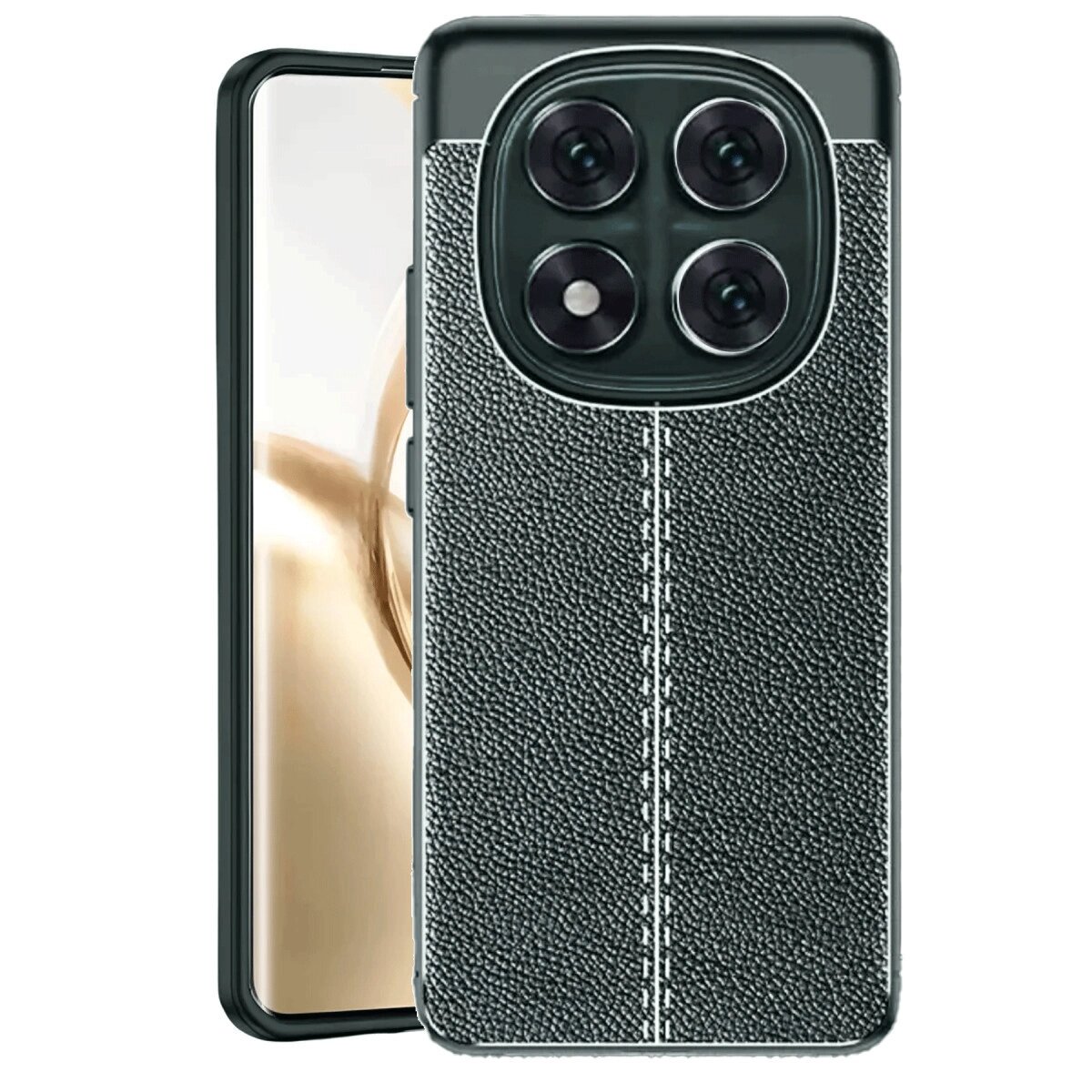 Xiaomi Redmi Note 14 Pro 4g Kılıf Auto Focus Kapak - Koyu Yeşil Xiaomi Redmi Note 14 Pro 4g Kılıf Auto Focus Kapak - Koyu Yeşil