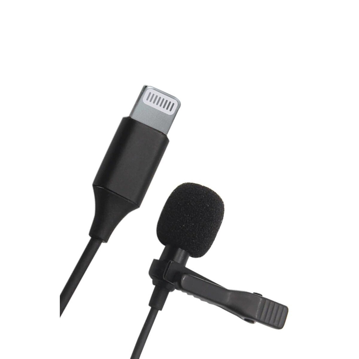 Lightning 2 Metre Double Mikrofon - Siyah