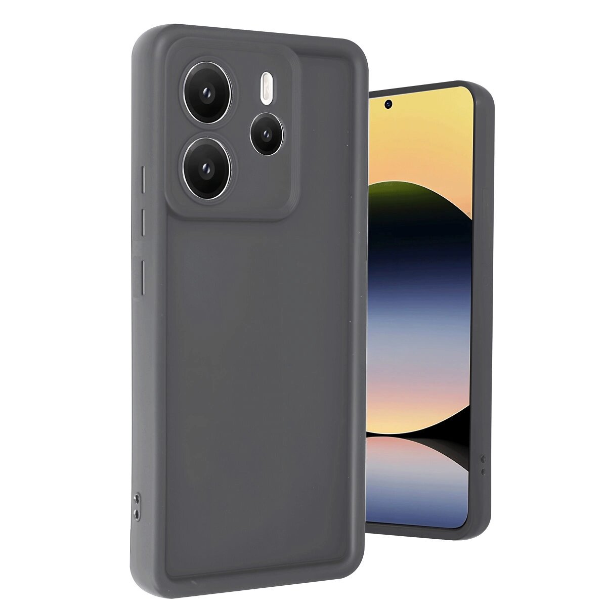 Xiaomi Redmi Note 14 4g Kılıf Viera Silikon - Gri Xiaomi Redmi Note 14 4g Kılıf Viera Silikon - Gri