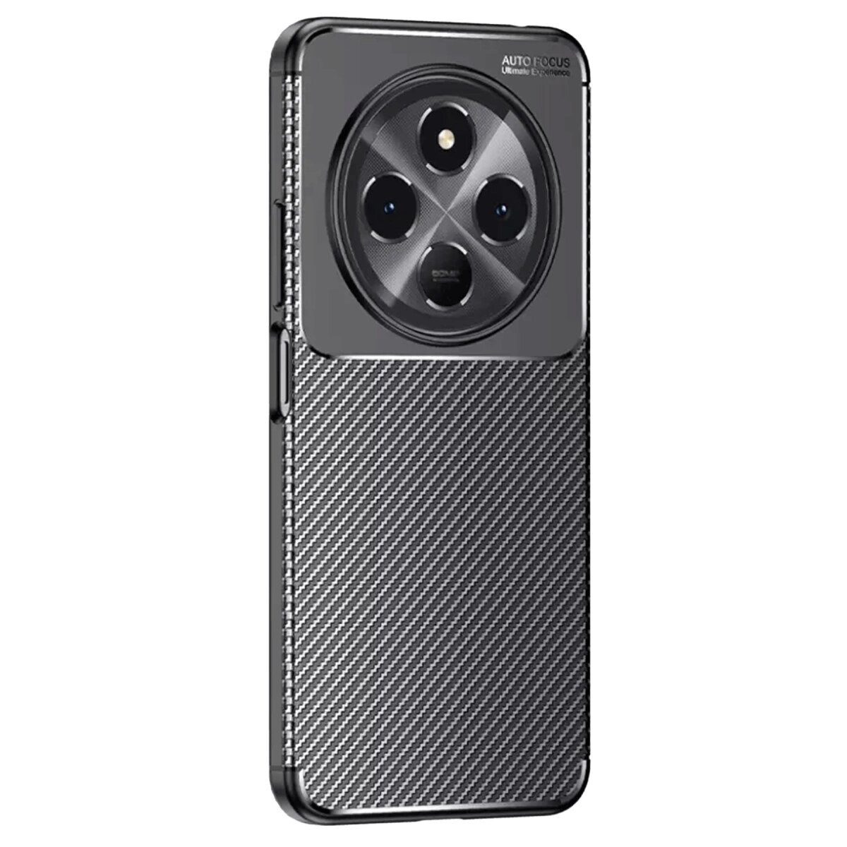 Tecno Spark 30 Kılıf Auto Focus Karbon Kapak - Siyah Tecno Spark 30 Kılıf Auto Focus Karbon Kapak - Siyah