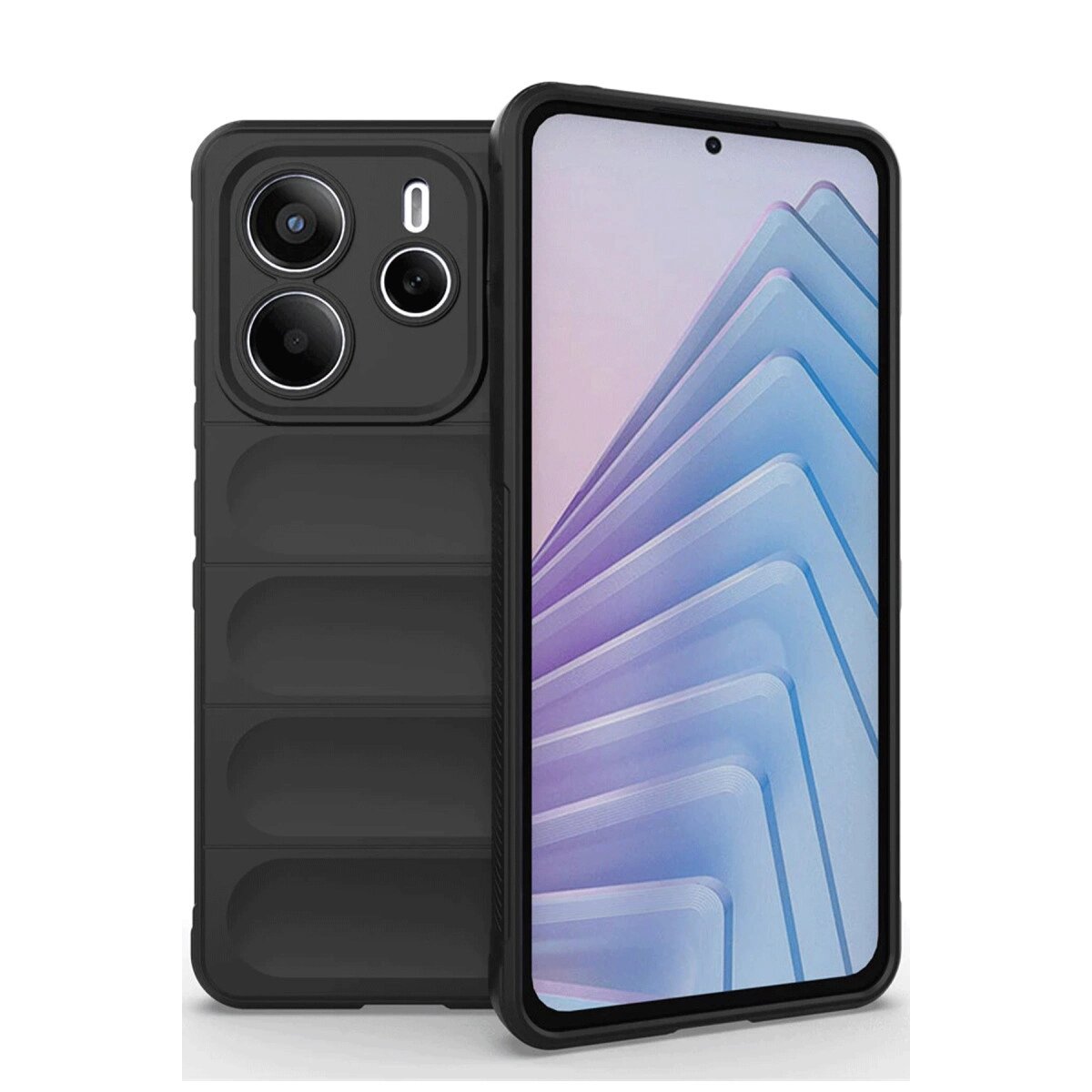 Xiaomi Redmi Note 14 4g Kılıf Optimum Silikon - Siyah Xiaomi Redmi Note 14 4g Kılıf Optimum Silikon - Siyah
