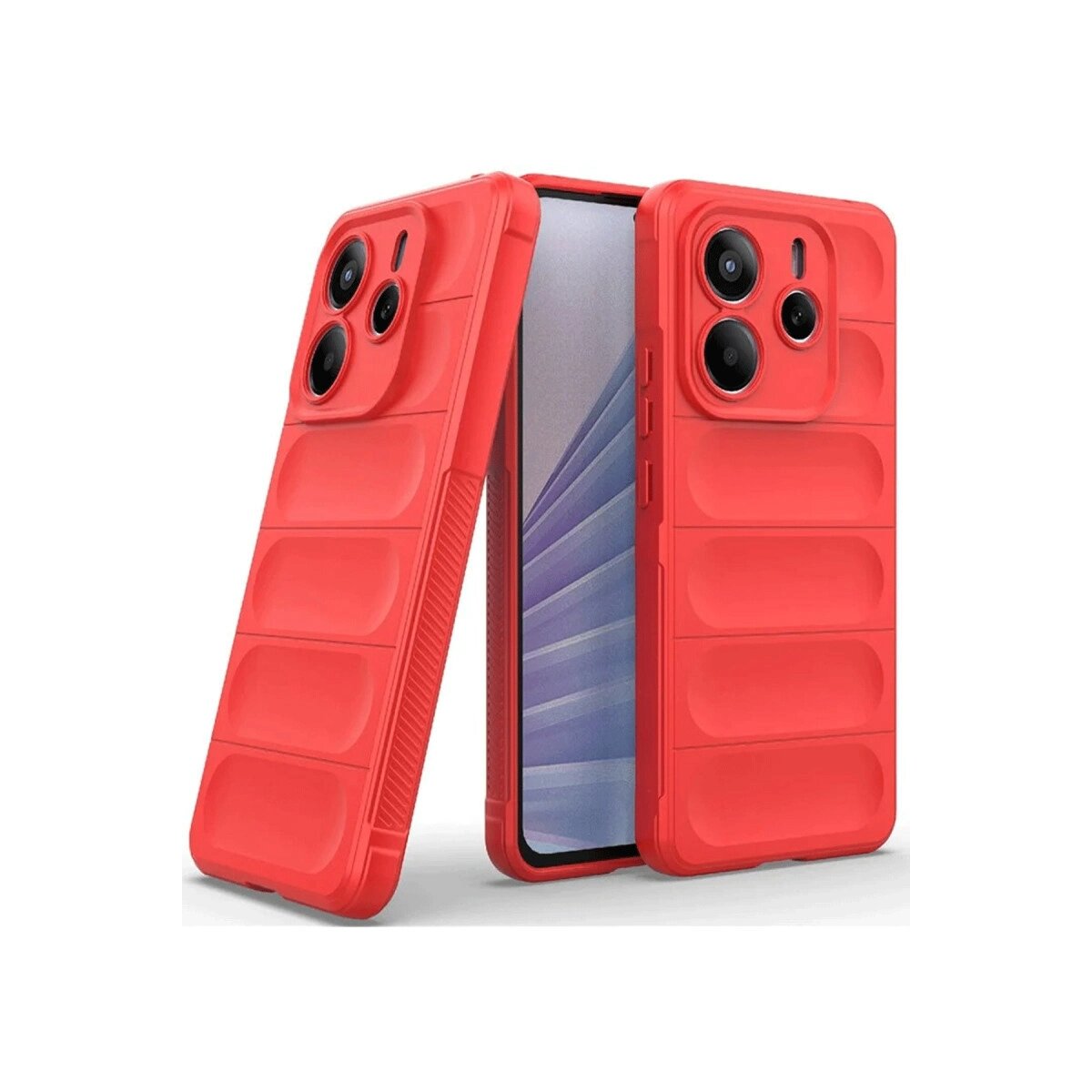 Xiaomi Redmi Note 14 4g Kılıf Optimum Silikon - Kırmızı Xiaomi Redmi Note 14 4g Kılıf Optimum Silikon - Kırmızı