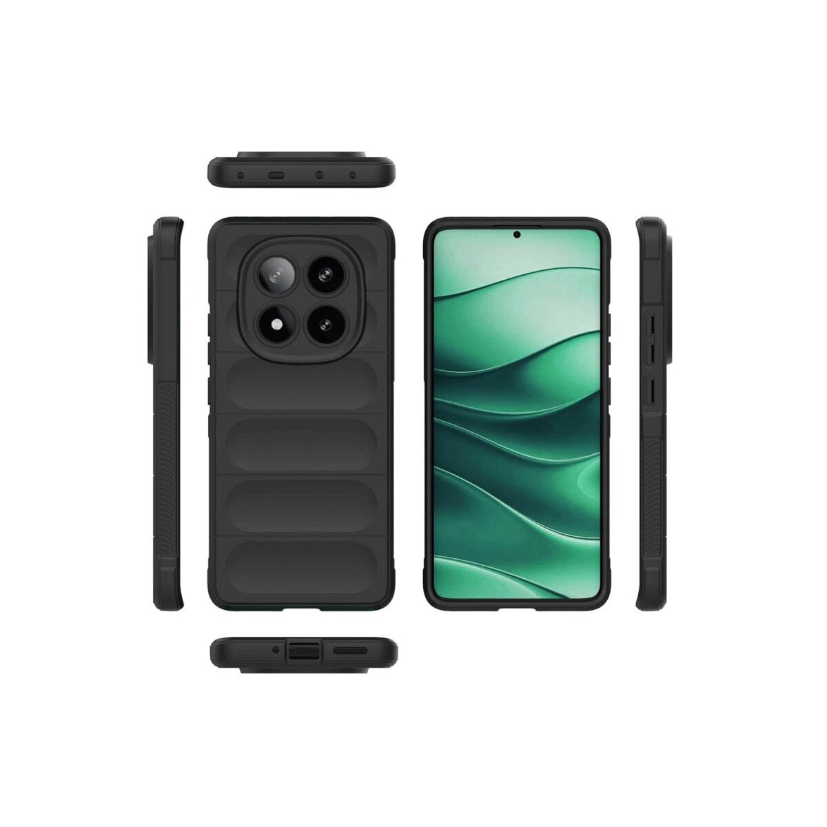 Xiaomi Redmi Note 14 Pro 4g Kılıf Optimum Silikon - Siyah