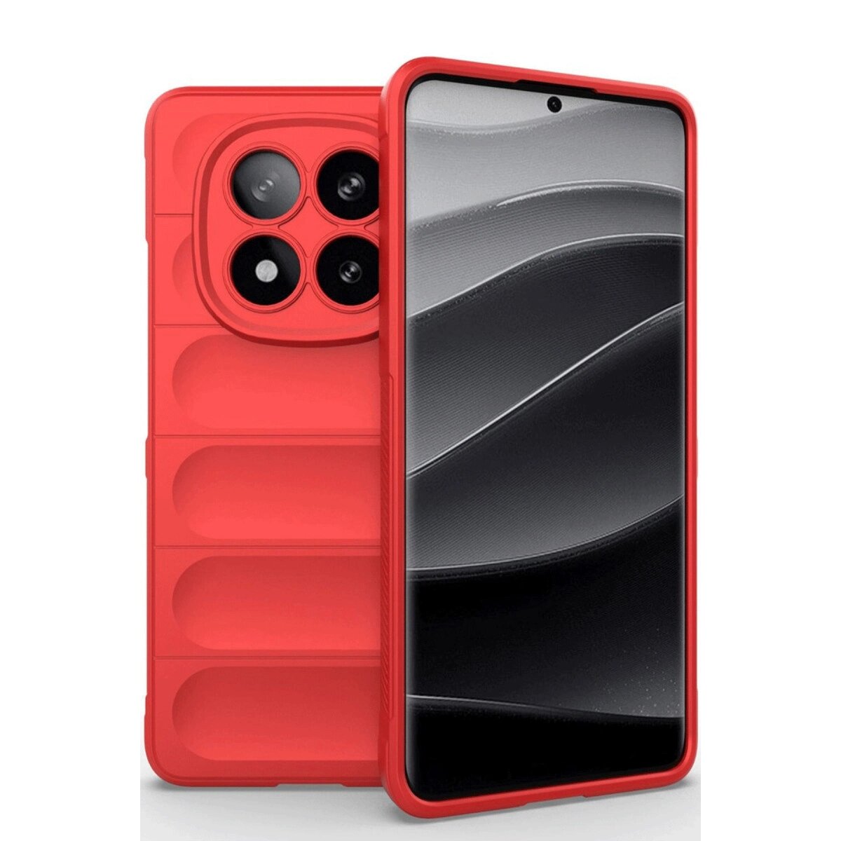 Xiaomi Redmi Note 14 Pro 4g Kılıf Optimum Silikon - Kırmızı Xiaomi Redmi Note 14 Pro 4g Kılıf Optimum Silikon - Kırmızı