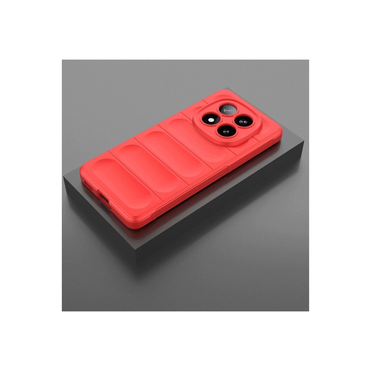 Xiaomi Redmi Note 14 Pro 4g Kılıf Optimum Silikon - Kırmızı Xiaomi Redmi Note 14 Pro 4g Kılıf Optimum Silikon - Kırmızı