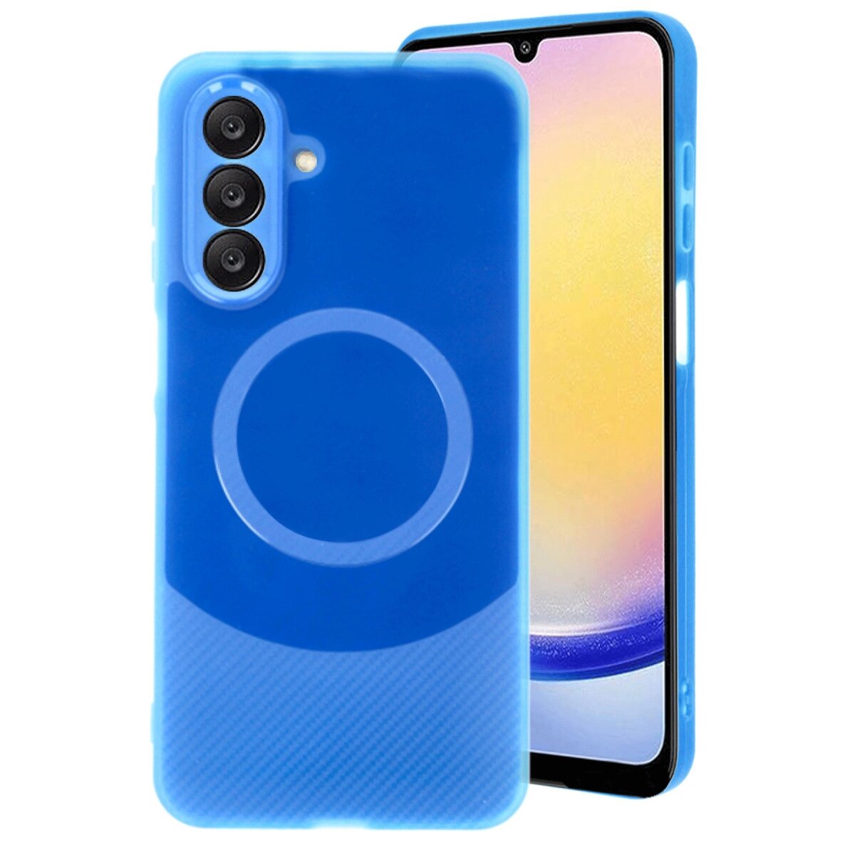 Samsung A16 5g Kılıf Maya Karbon Kapak - Lacivert Samsung A16 5g Kılıf Maya Karbon Kapak - Lacivert