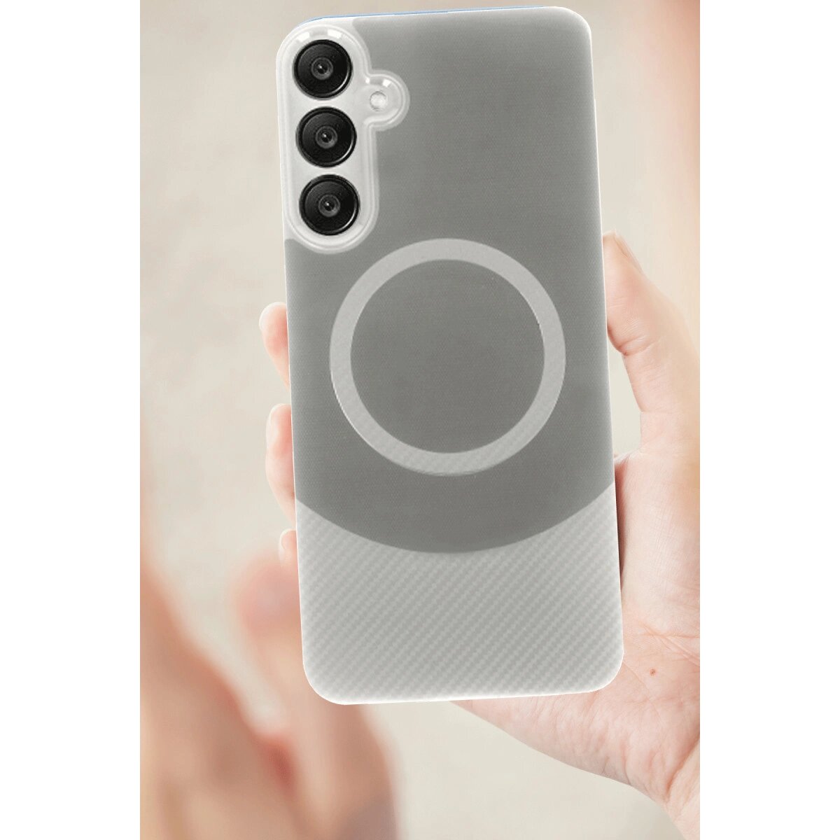 Samsung A26 Kılıf Maya Karbon Kapak - Lacivert Samsung A26 Kılıf Maya Karbon Kapak - Lacivert