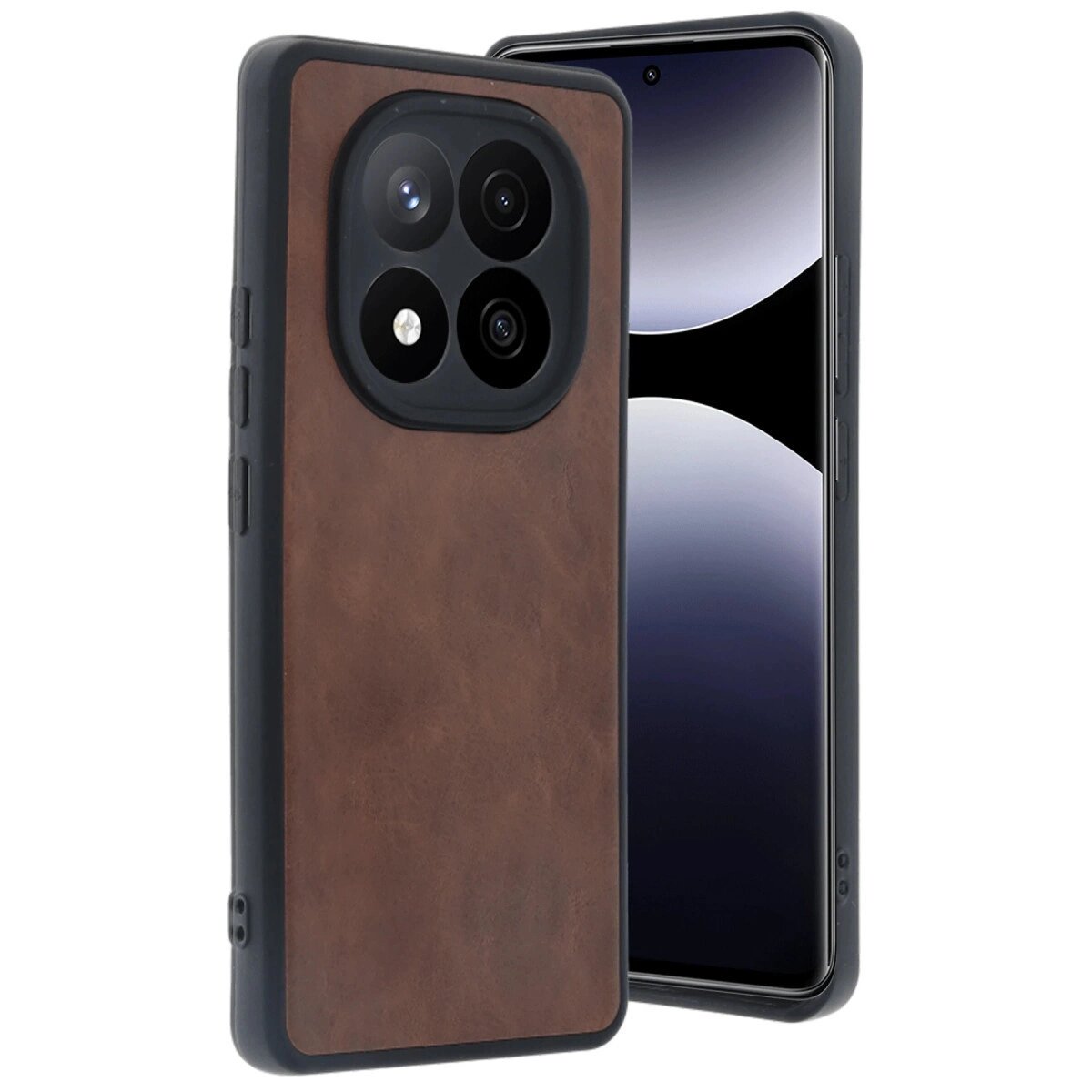 Xiaomi Redmi Note 14 Pro 4g Kılıf Aras Deri Kapak - Taba Xiaomi Redmi Note 14 Pro 4g Kılıf Aras Deri Kapak - Taba