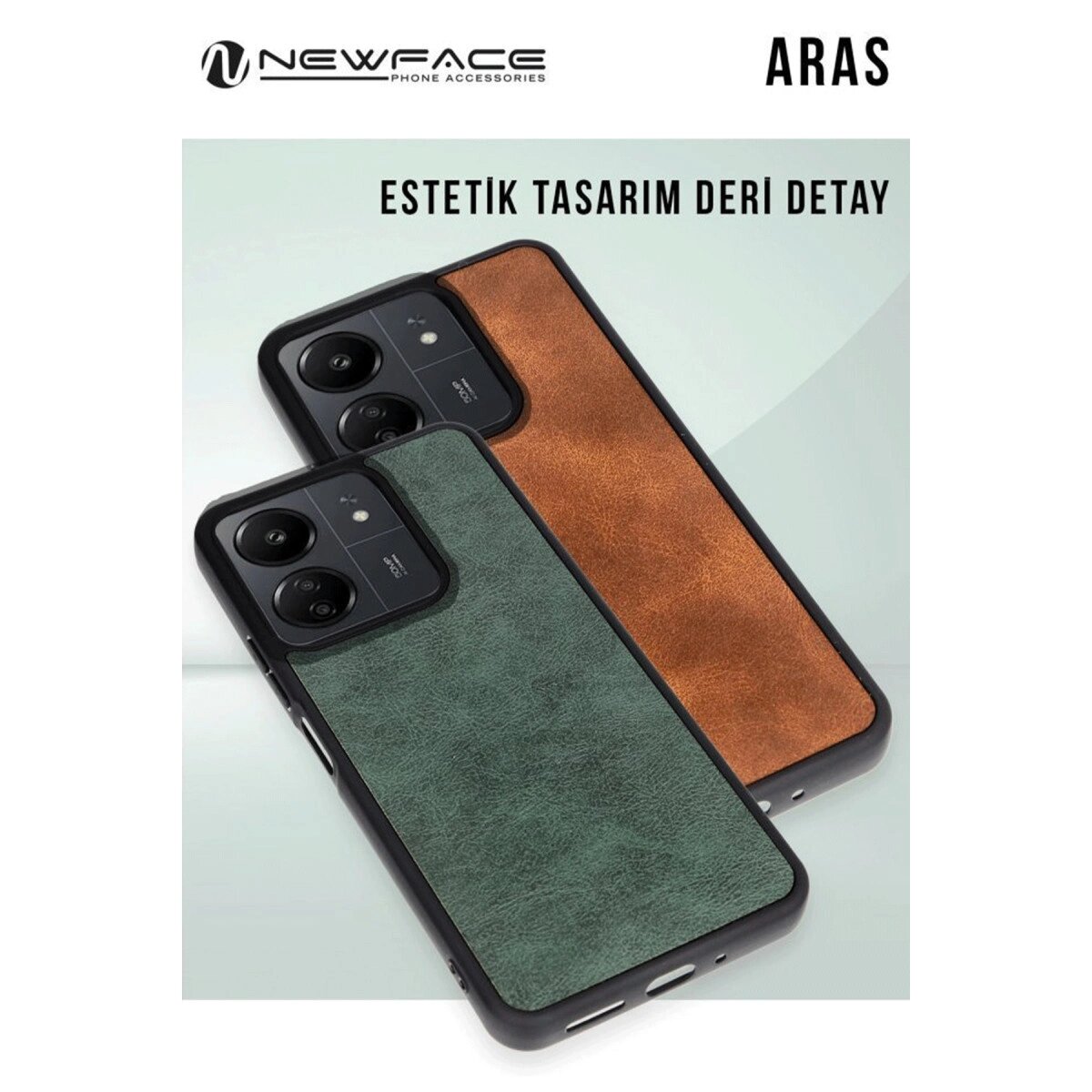 Xiaomi Redmi Note 14 4g Kılıf Aras Deri Kapak - Siyah Xiaomi Redmi Note 14 4g Kılıf Aras Deri Kapak - Siyah